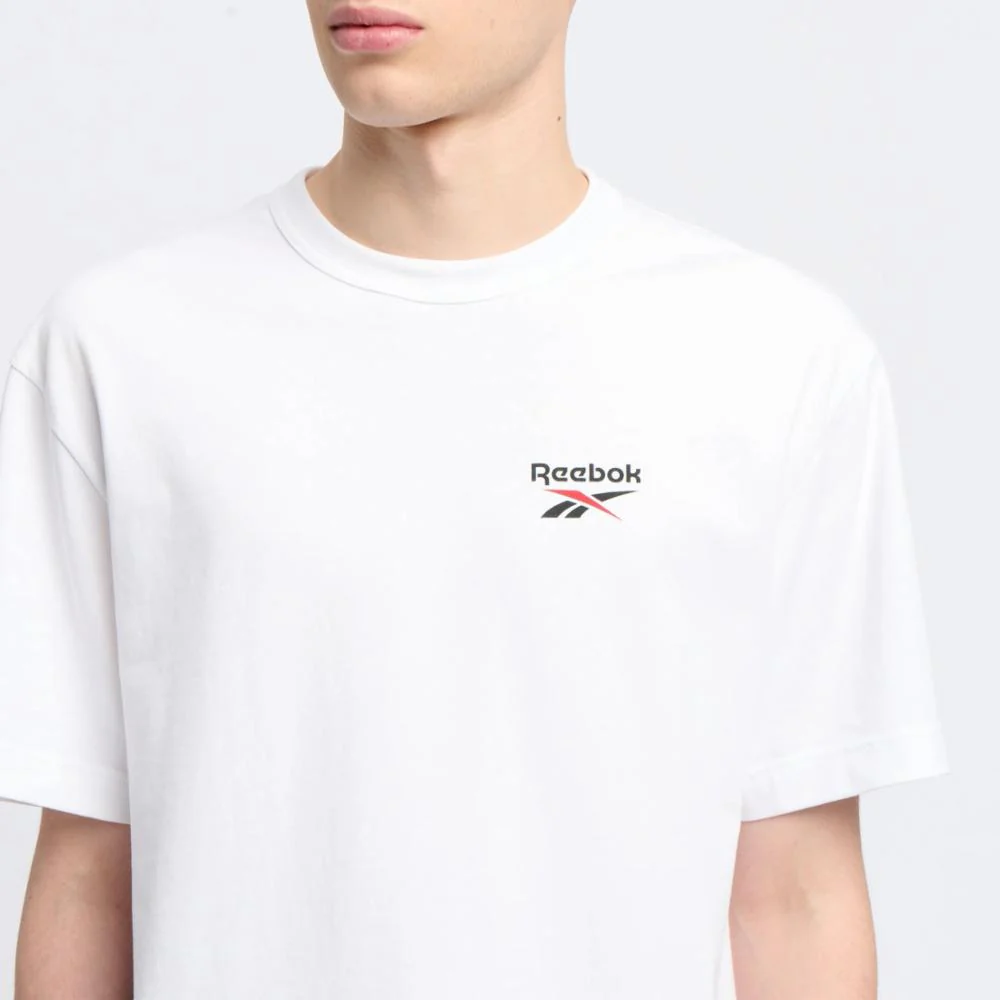 Reebok Apparel Men Graphic Series Shaq Logo T-Shirt WHITE - Image 4