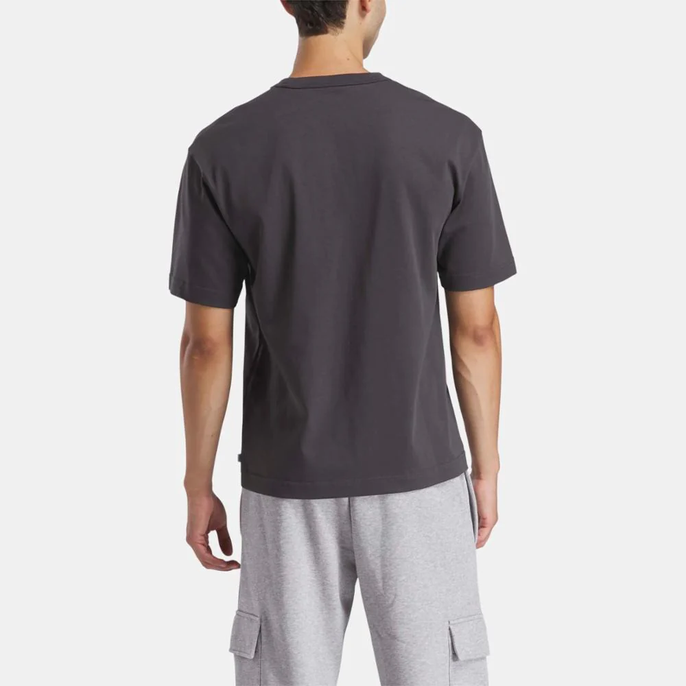 Reebok Apparel Men Graphic Series Shaq Spiral T-Shirt WASHED BLACK - Image 3