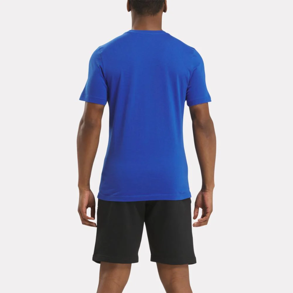 Reebok Apparel Men Reebok Graphic Series Vector T-Shirt BOUNDLESS BLUE - Image 3