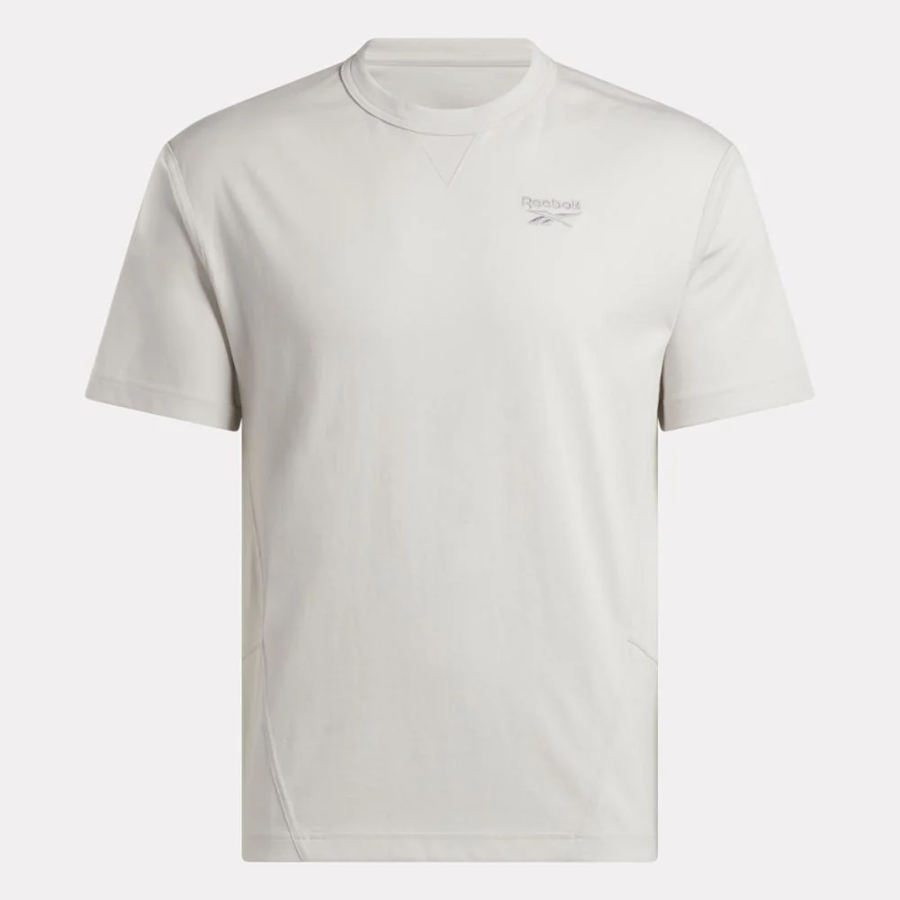 Reebok Apparel Men Icon Elements T-Shirt MIST GREY - Image 4