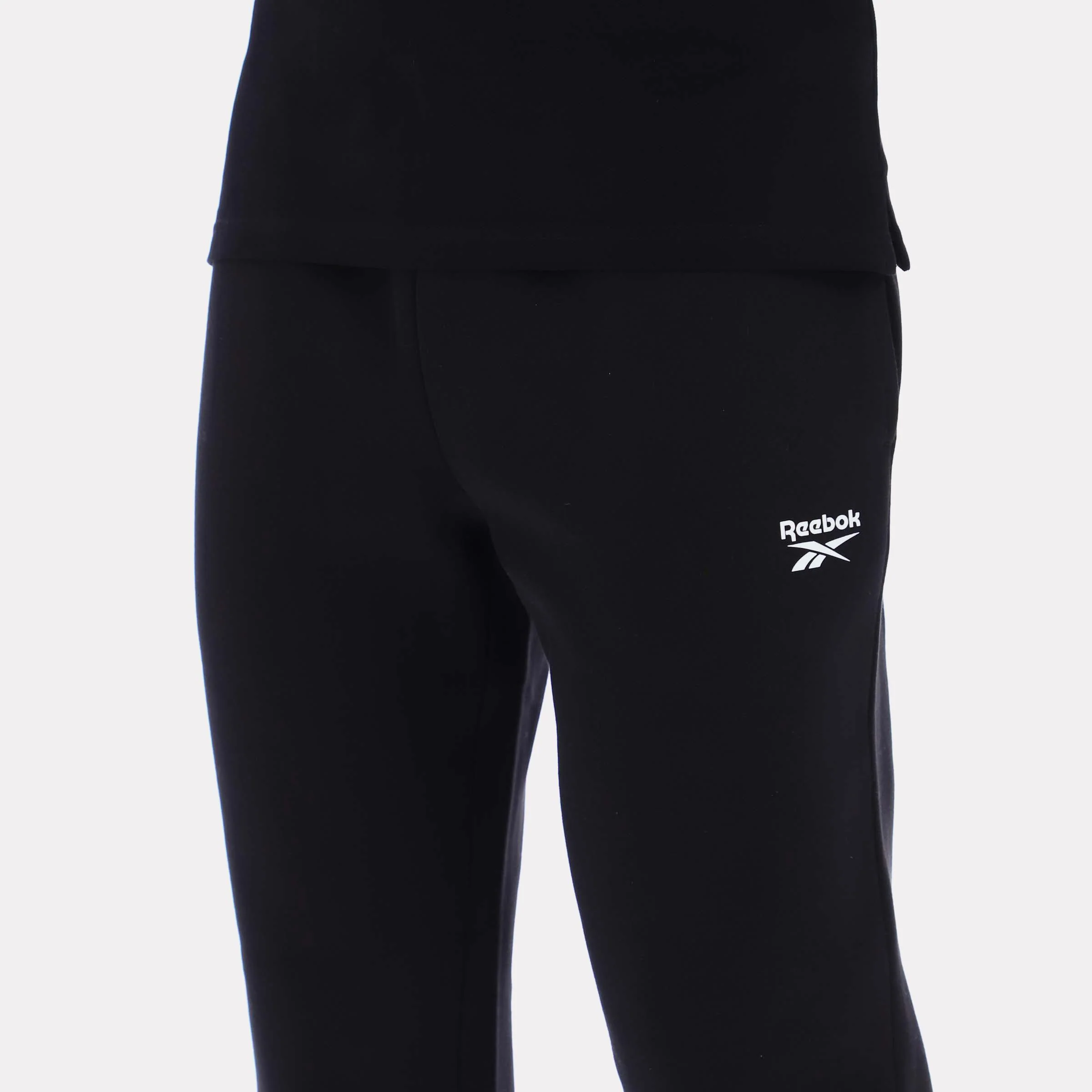 Reebok Apparel Men Laidback Fleece Pants BLACK - Image 3