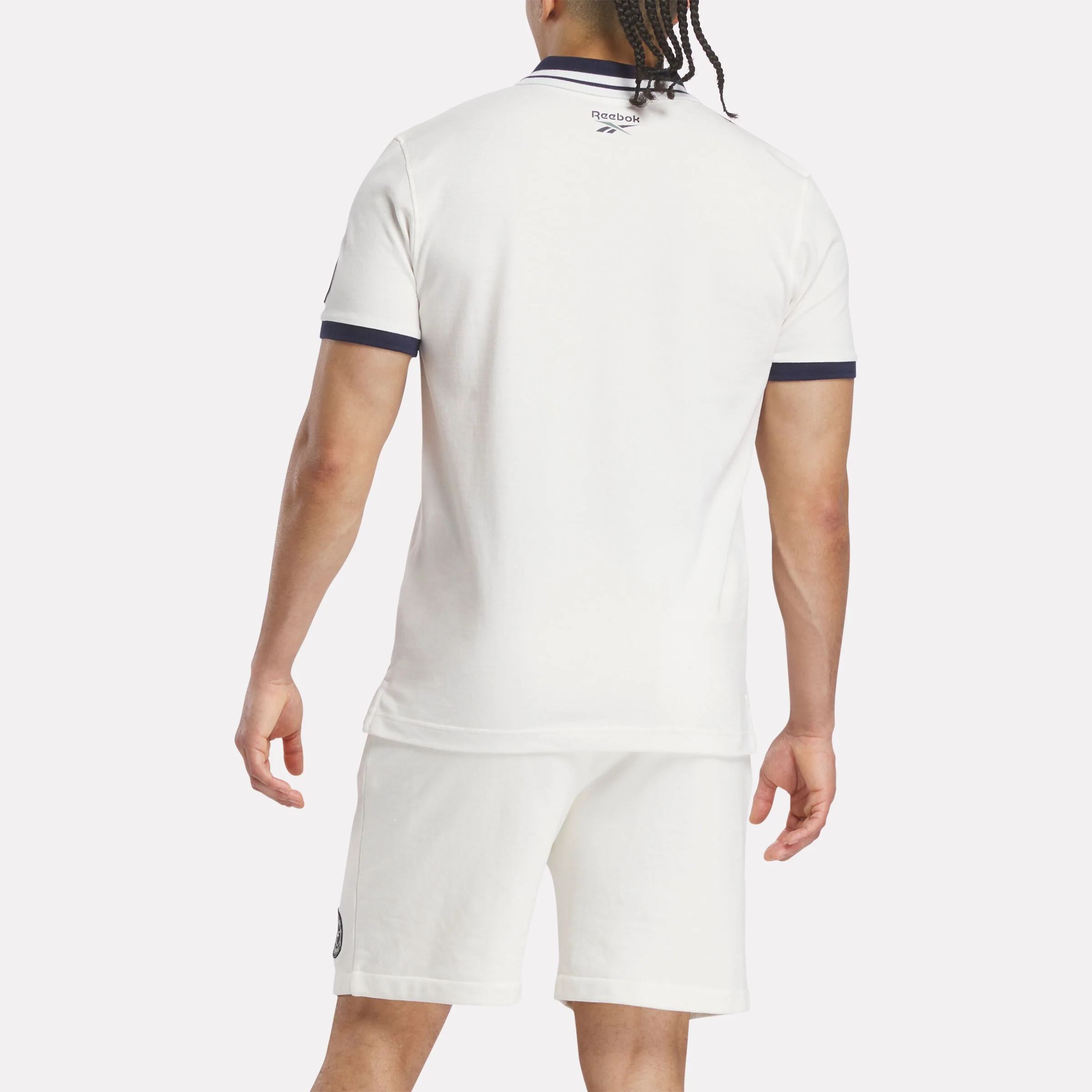 REEBOK APPAREL MEN Lawn Club Polo Shirt CHALK - Image 3