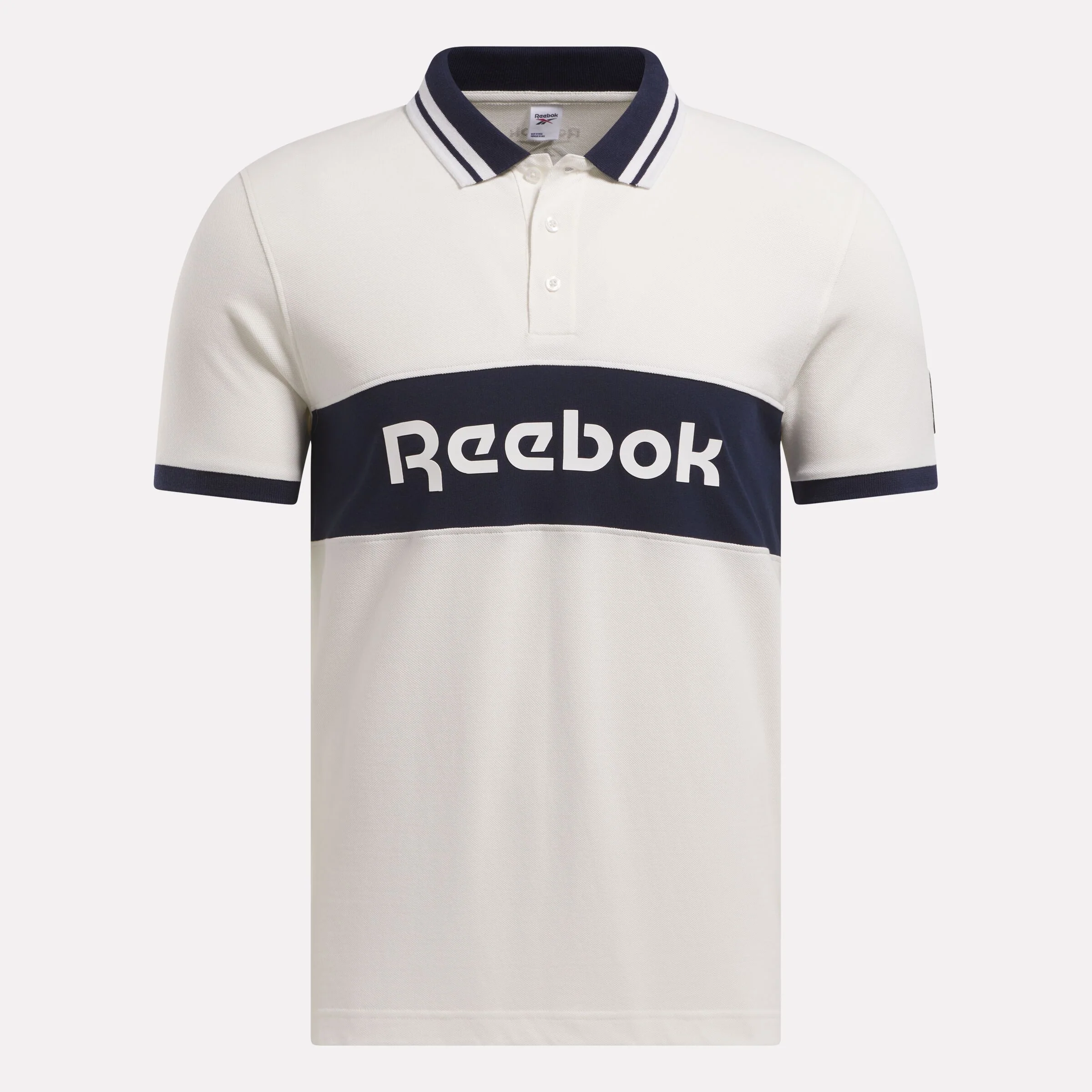 REEBOK APPAREL MEN Lawn Club Polo Shirt CHALK - Image 4
