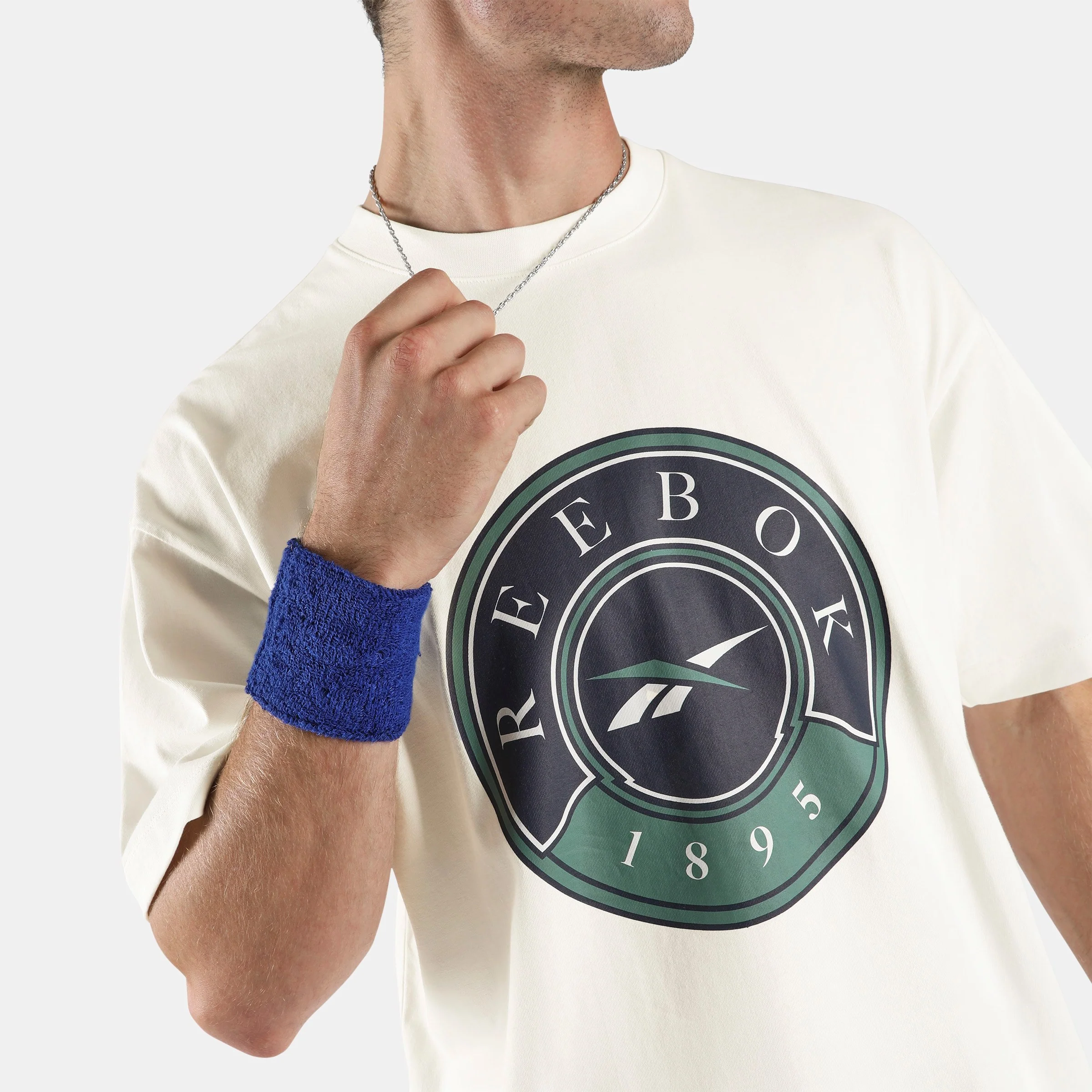 REEBOK APPAREL MEN Lawn Club T-Shirt MEN CHALK - Image 4