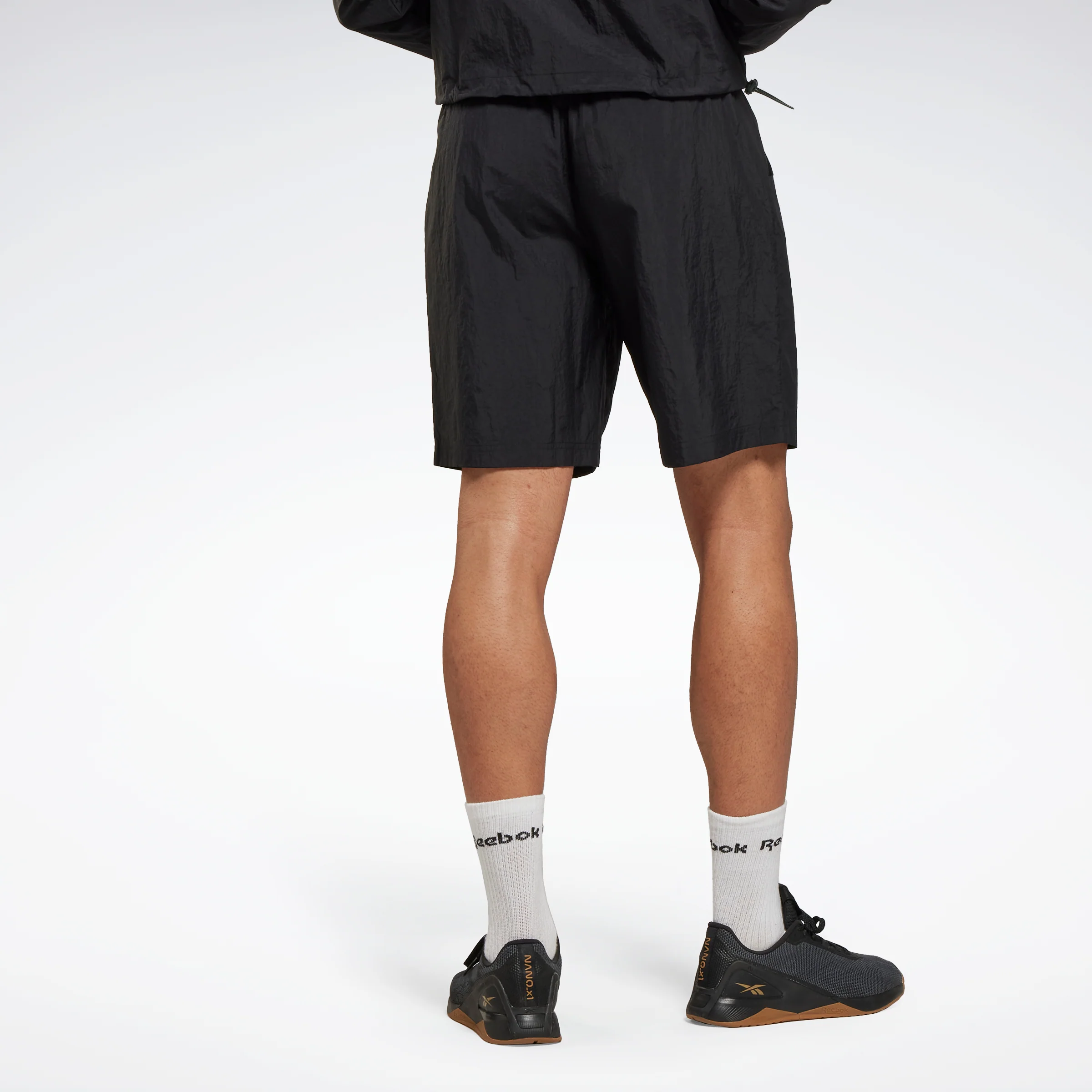 Reebok Apparel Men Lightweight Woven Shorts Black - Image 3