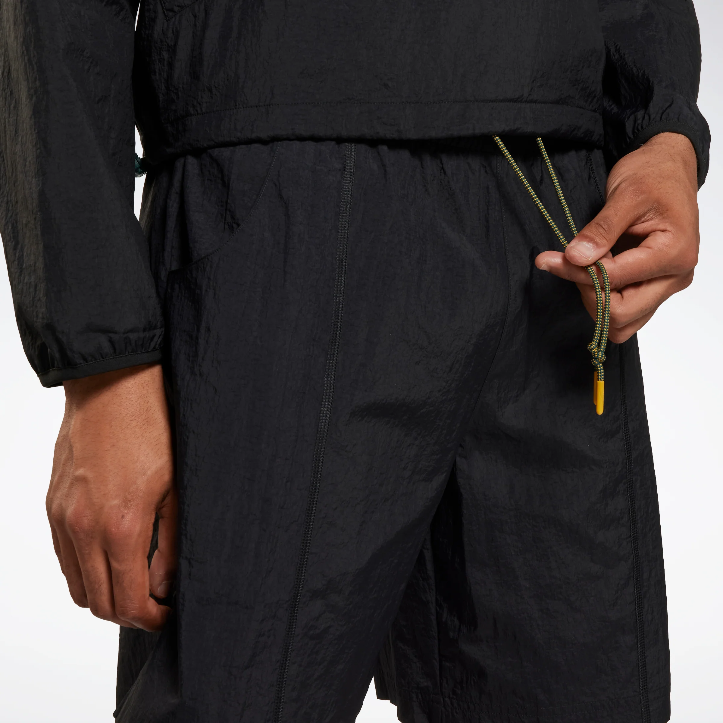 Reebok Apparel Men Lightweight Woven Shorts Black - Image 4