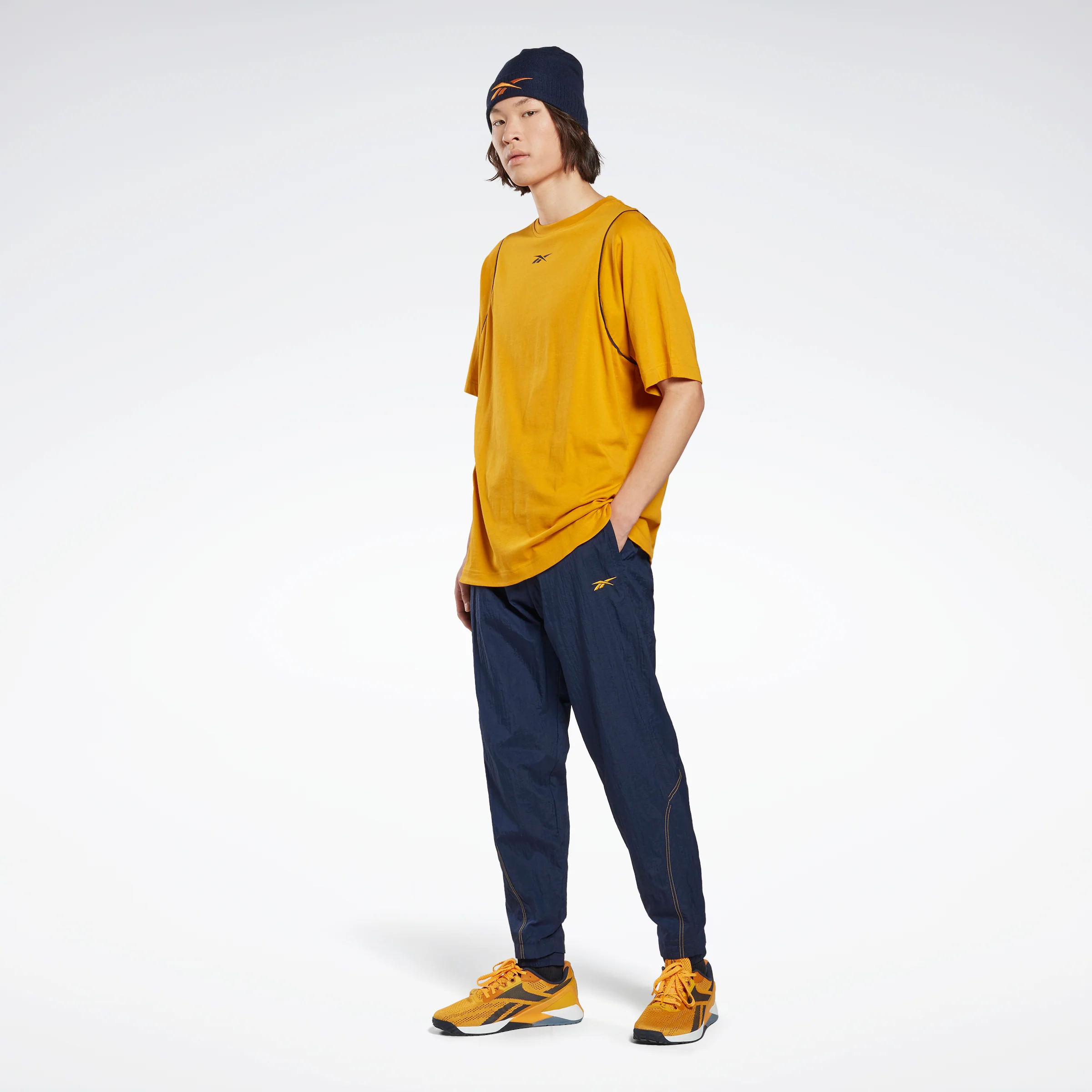 Reebok Apparel Men Myt Graphic T-Shirt Bright Ochre - Image 2