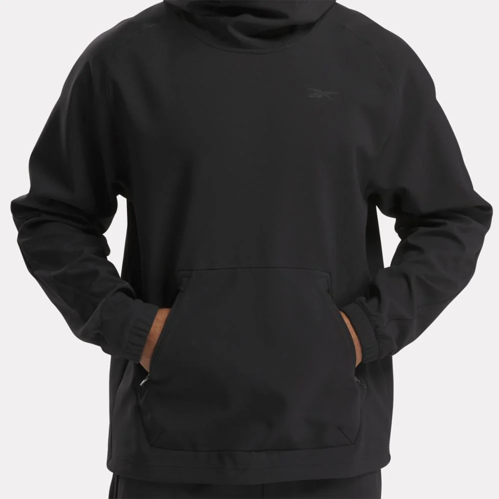 Reebok Apparel Men Outerverse Strength Hoodie BLACK - Image 4