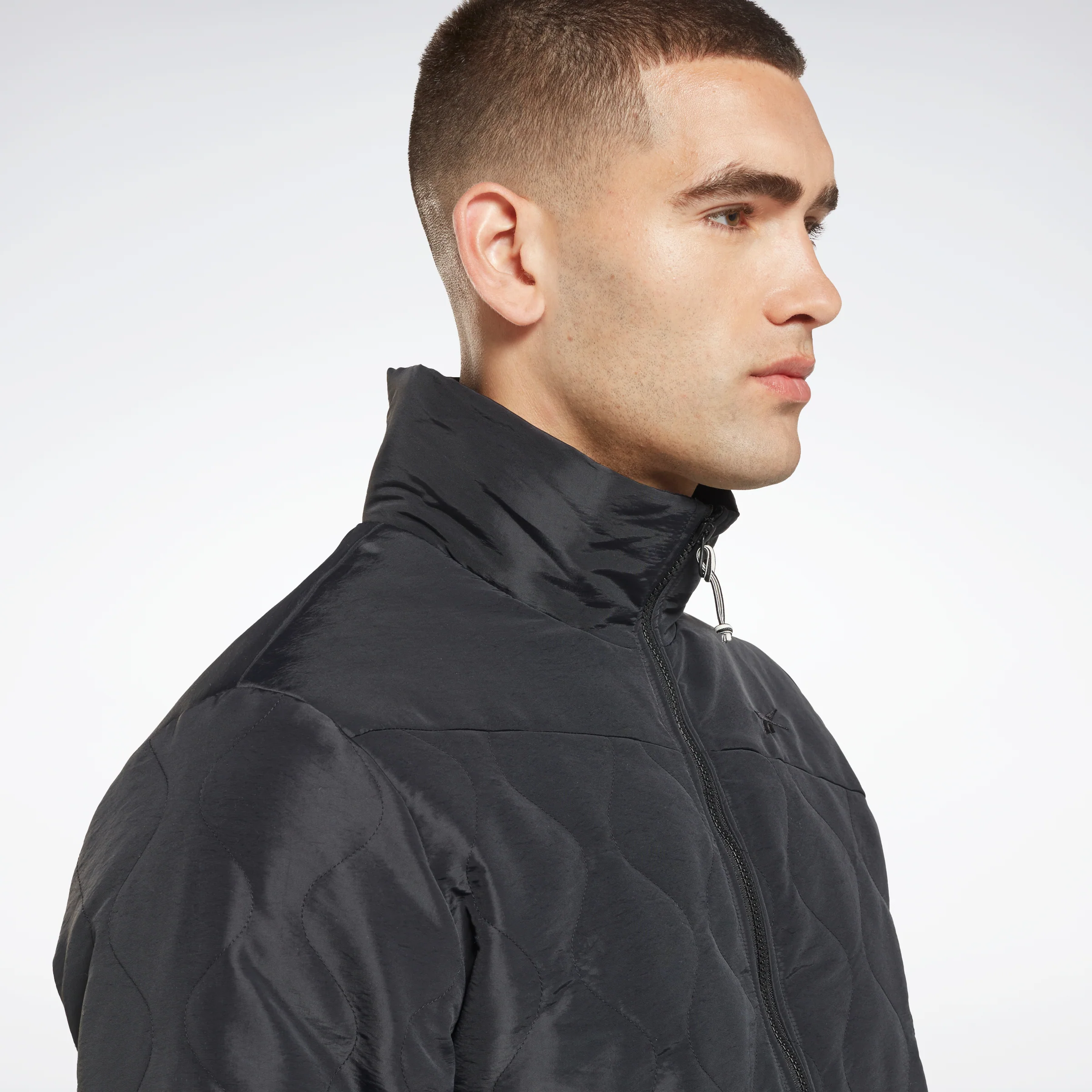 Reebok Apparel Men Outerwear Fleece-Lined Jacket Black - Image 4