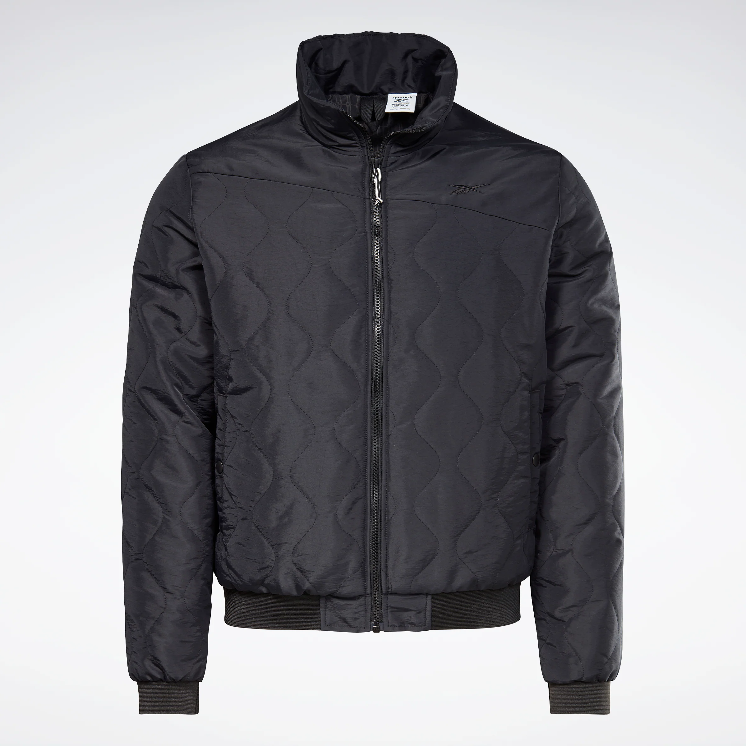 Reebok Apparel Men Outerwear Fleece-Lined Jacket Black - Image 6
