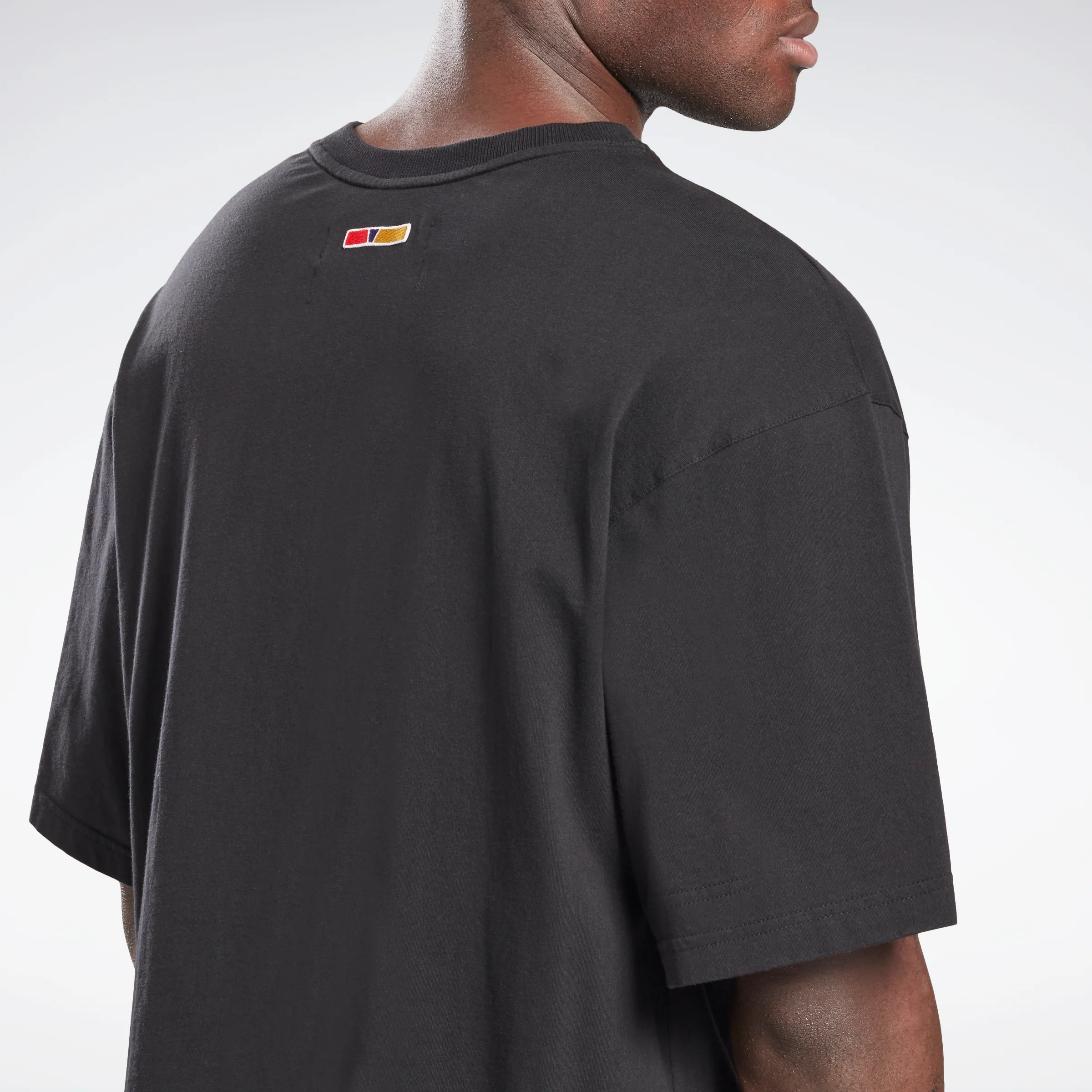 Reebok Apparel Men Reebok By Pyer Moss Short Sleeve Sankofa T-Shirt Black - Image 5