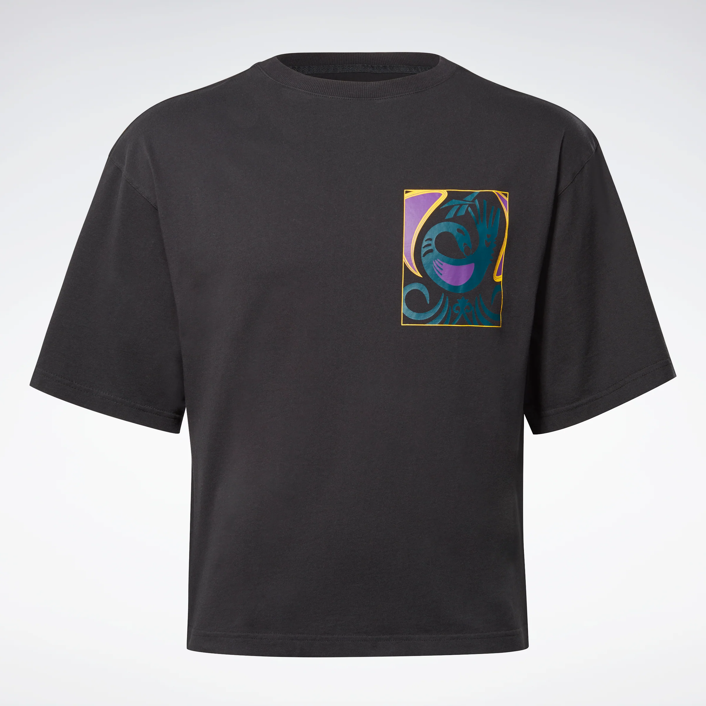 Reebok Apparel Men Reebok By Pyer Moss Short Sleeve Sankofa T-Shirt Black - Image 7