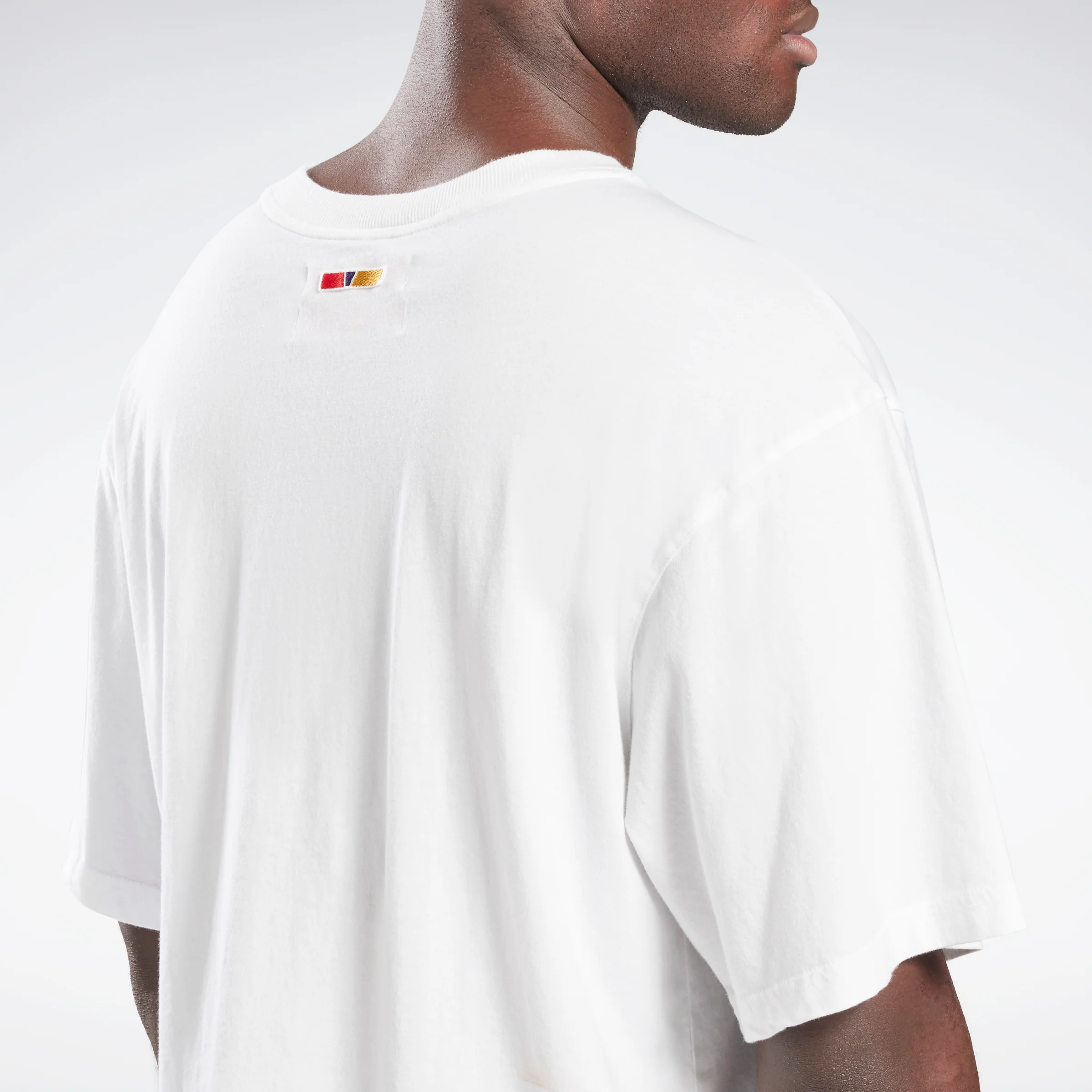 Reebok Apparel Men Reebok By Pyer Moss Short Sleeve Sankofa T-Shirt White - Image 5