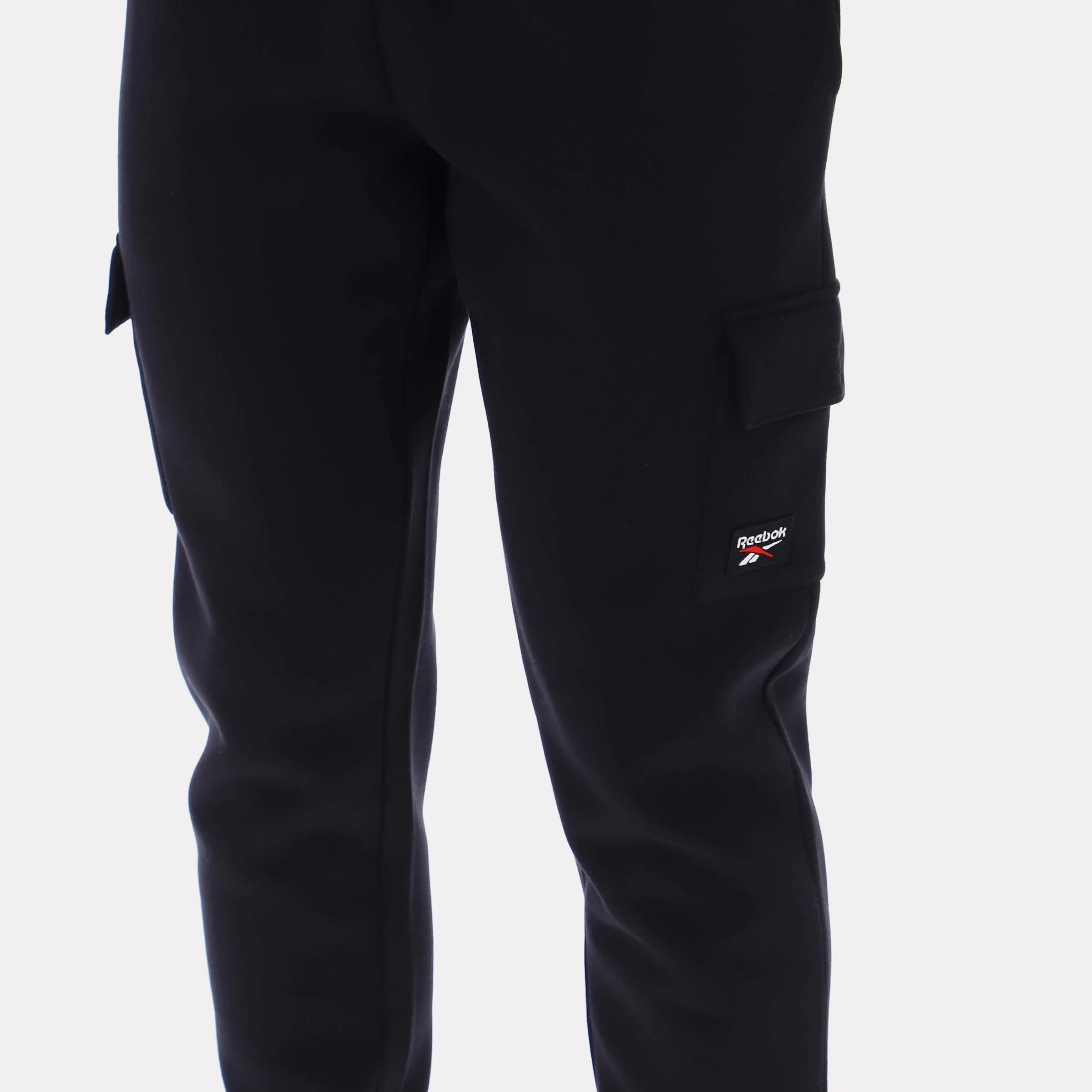 Reebok Apparel Men Reebok Cargo Pocket Cuffed Pants BLACK - Image 3
