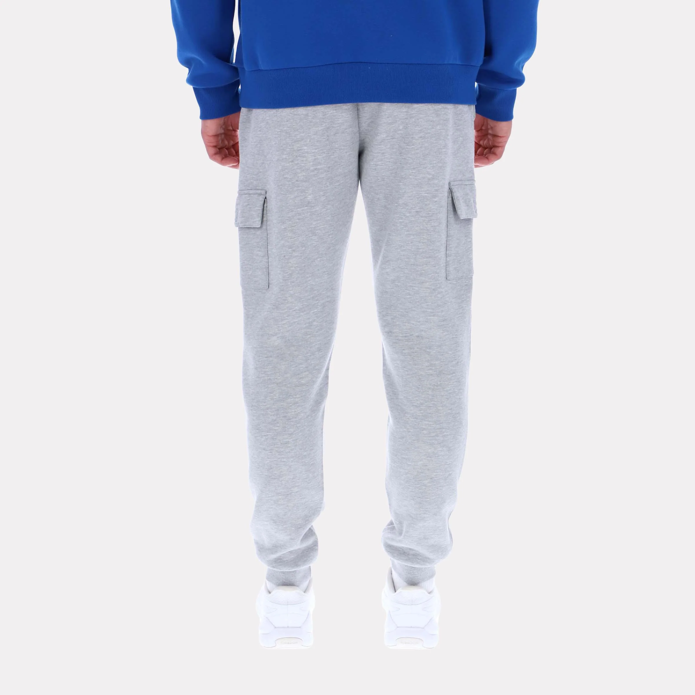Reebok Apparel Men Reebok Cargo Pocket Cuffed Pants LIGHT GREY MARL - Image 2