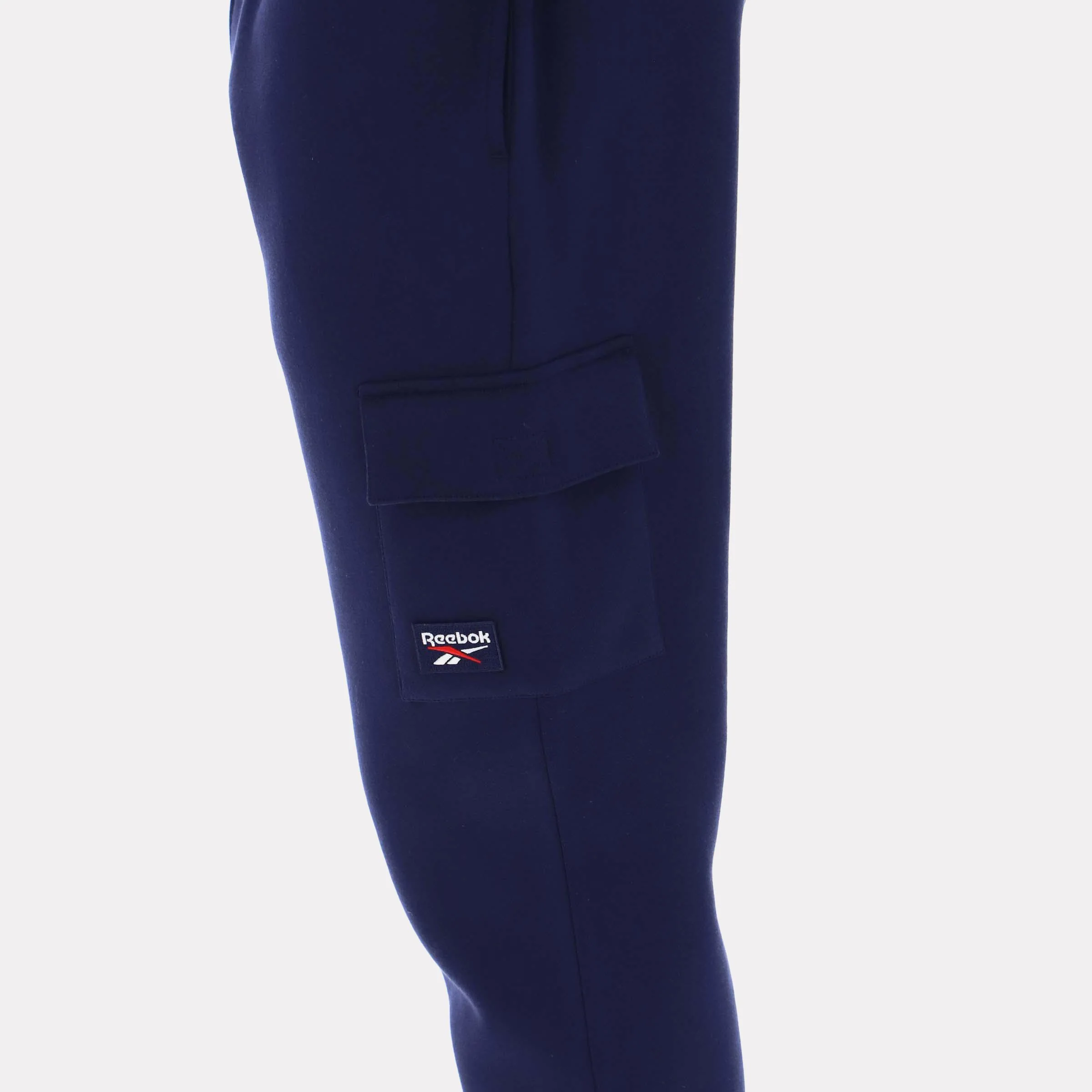 Reebok Apparel Men Reebok Cargo Pocket Cuffed Pants VECTOR NAVY - Image 4