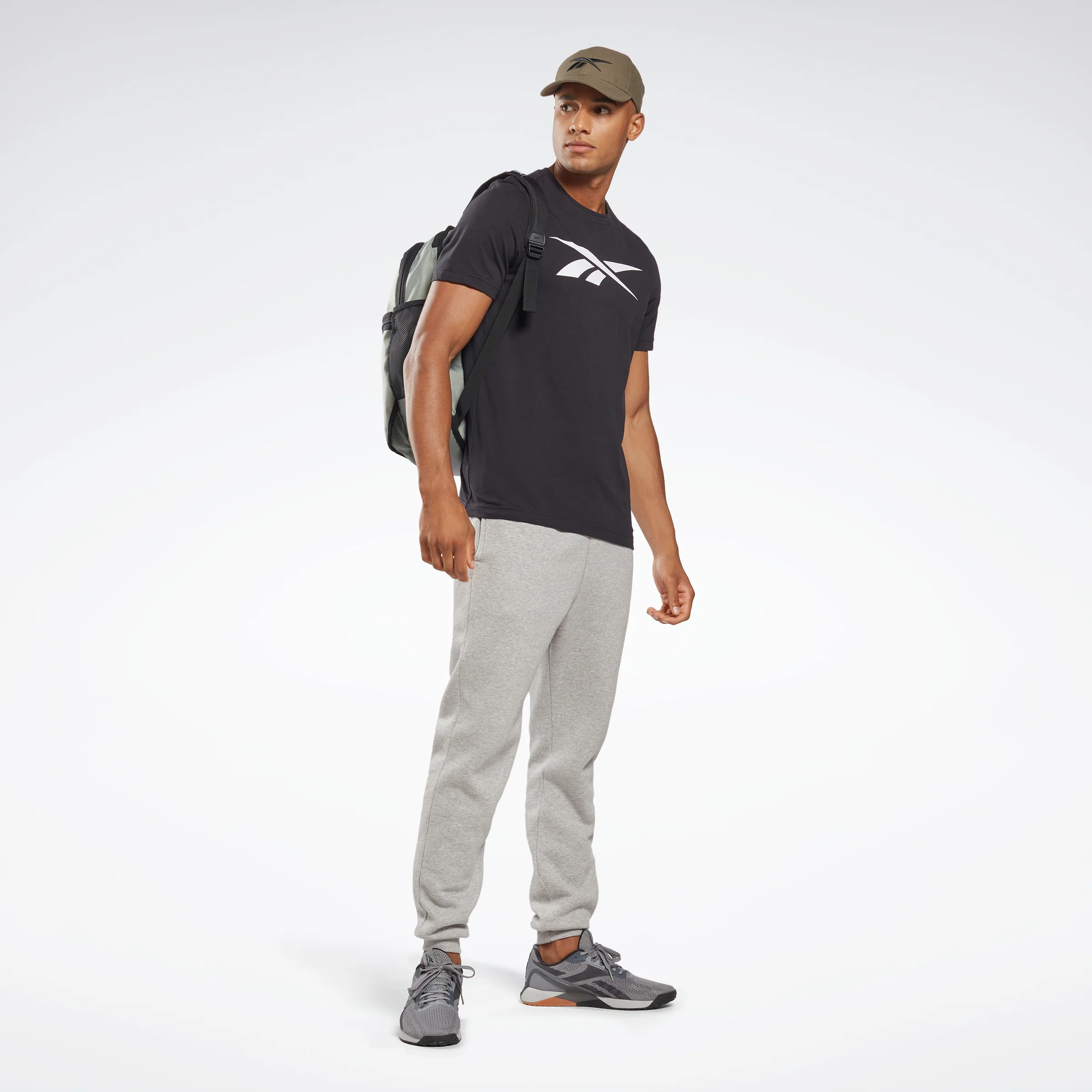 Reebok Apparel Men Reebok Graphic Series Vector T-Shirt Black - Image 2