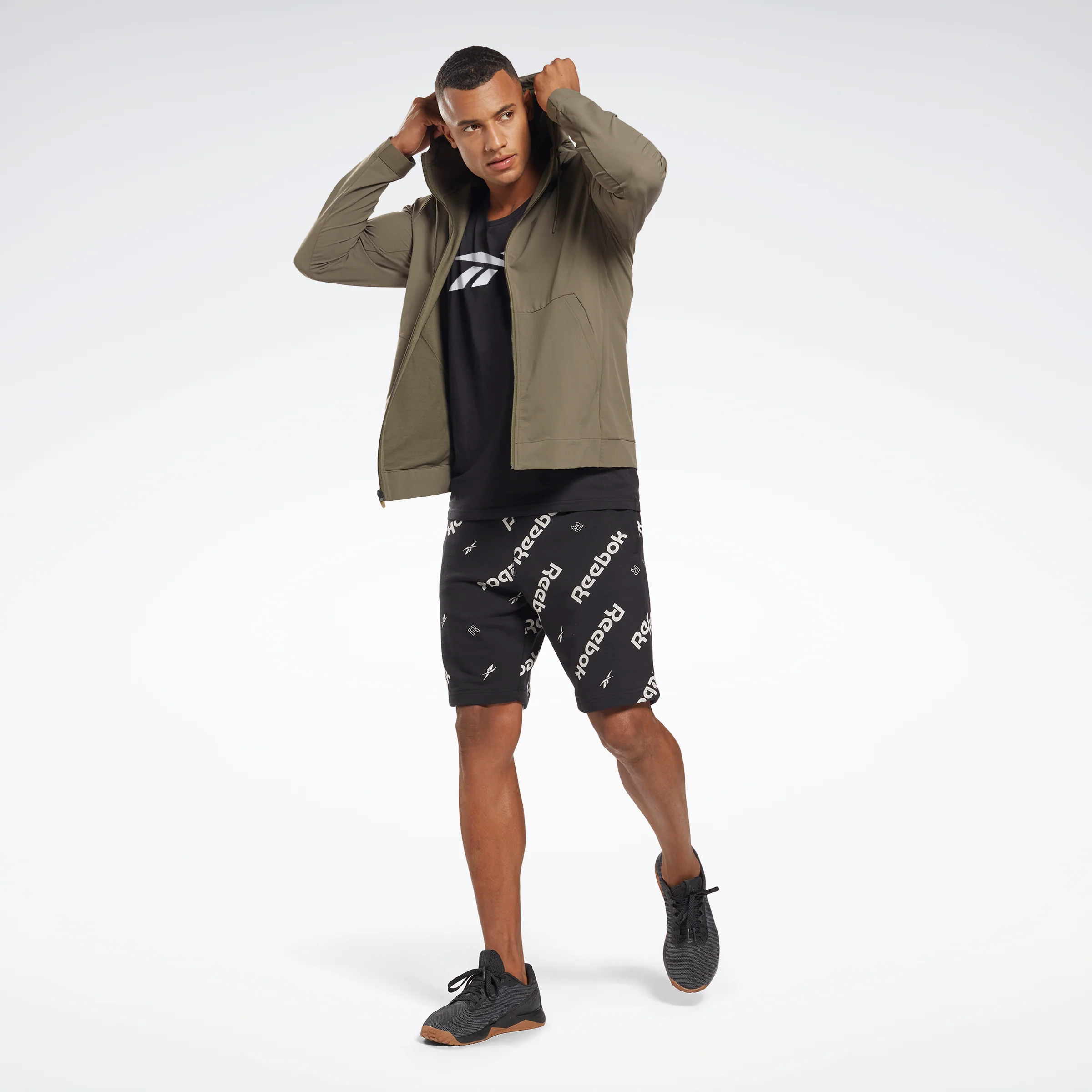 Reebok Apparel Men Reebok Graphic Series Vector Tank Top Black - Image 2