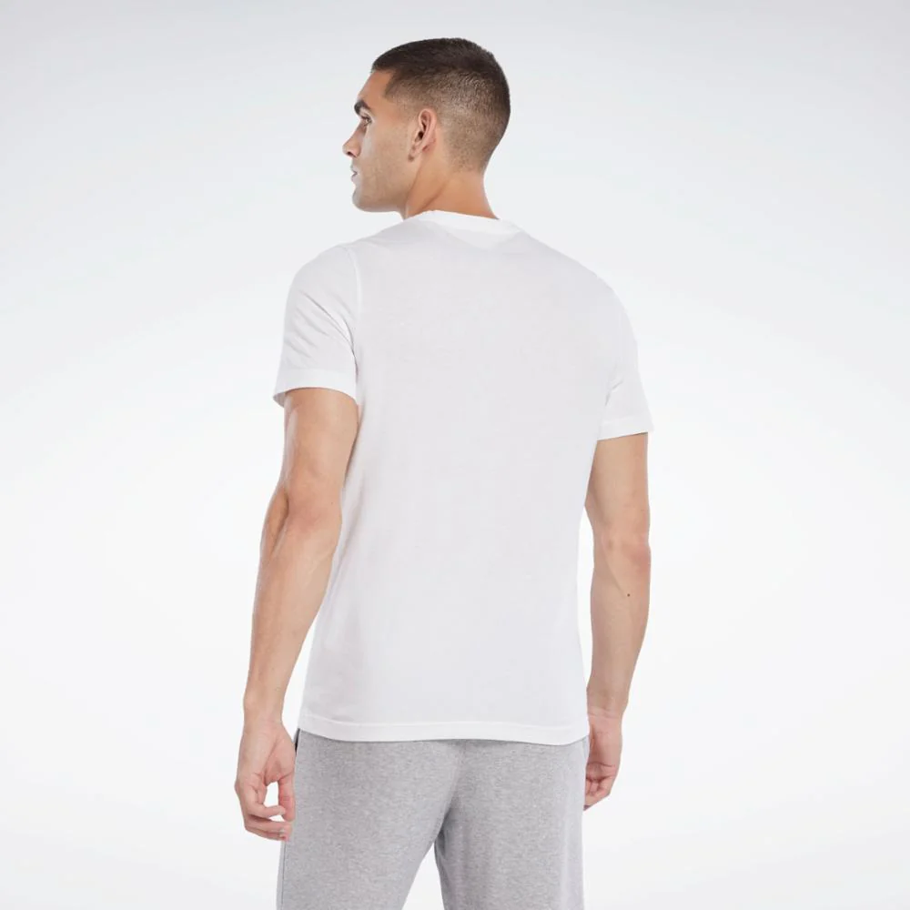 Reebok Apparel Men Reebok Graphic Series Vector T-Shirt WHITE/VECTOR RED/VECTOR BLUE - Image 3