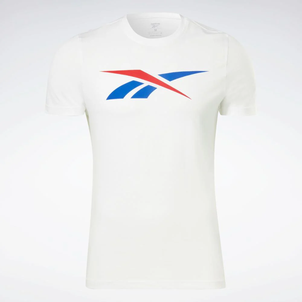 Reebok Apparel Men Reebok Graphic Series Vector T-Shirt WHITE/VECTOR RED/VECTOR BLUE - Image 5