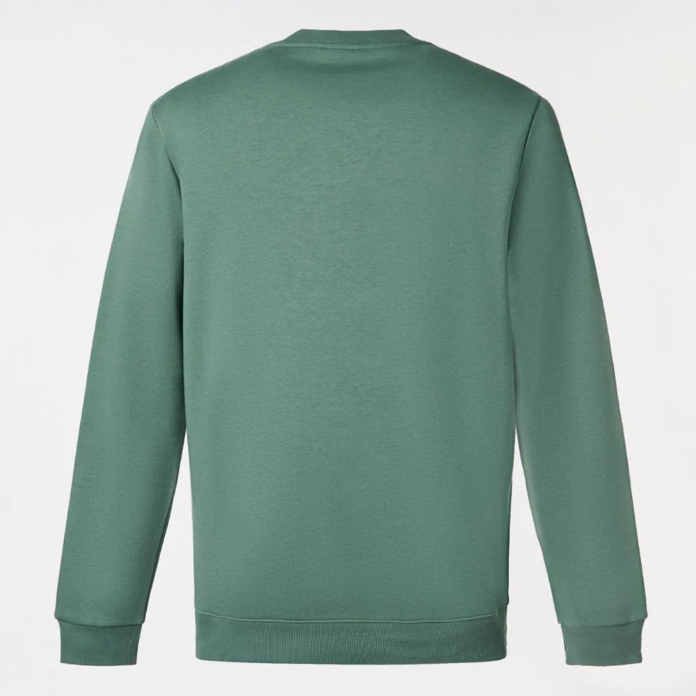 Reebok Apparel Men Reebok Identity Fleece Stacked Logo Sweatshirt ESCAPE GREEN - Image 2
