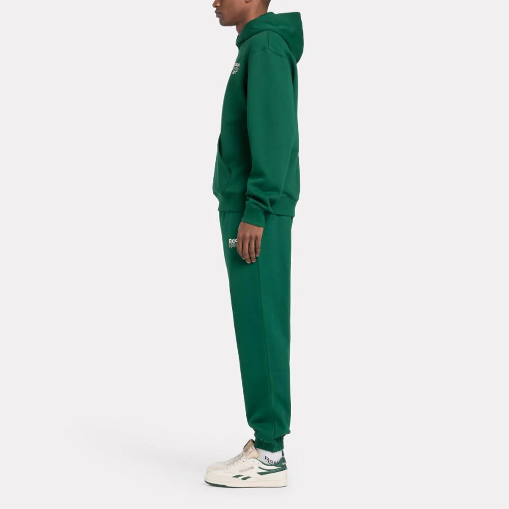 Reebok Apparel Men Reebok Identity Brand Proud Hoodie DRKGRN - Image 2