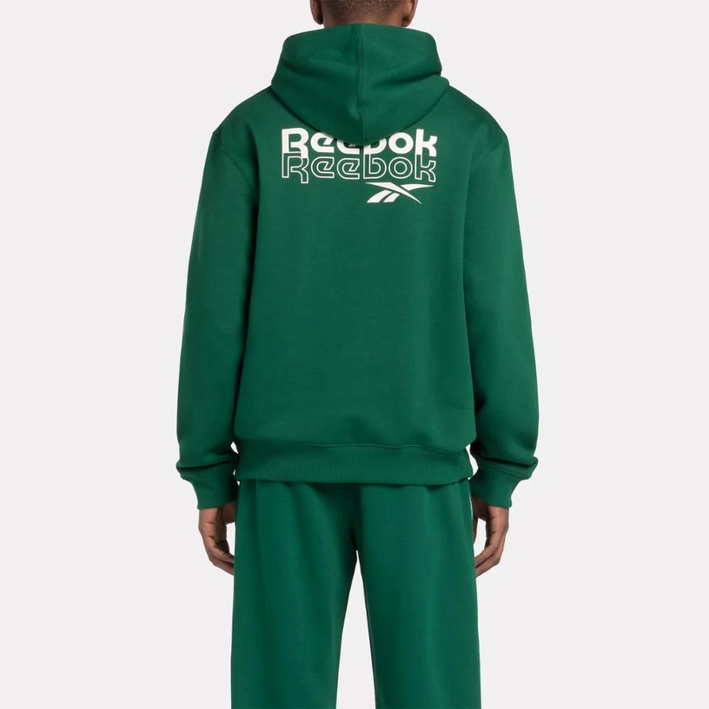 Reebok Apparel Men Reebok Identity Brand Proud Hoodie DRKGRN - Image 3