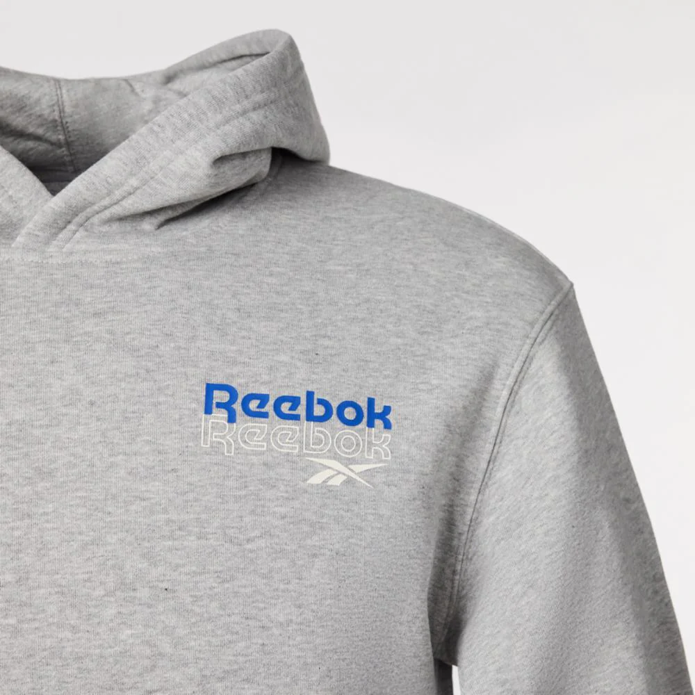 Reebok Apparel Men Reebok Identity Brand Proud Hoodie MGREYH - Image 4