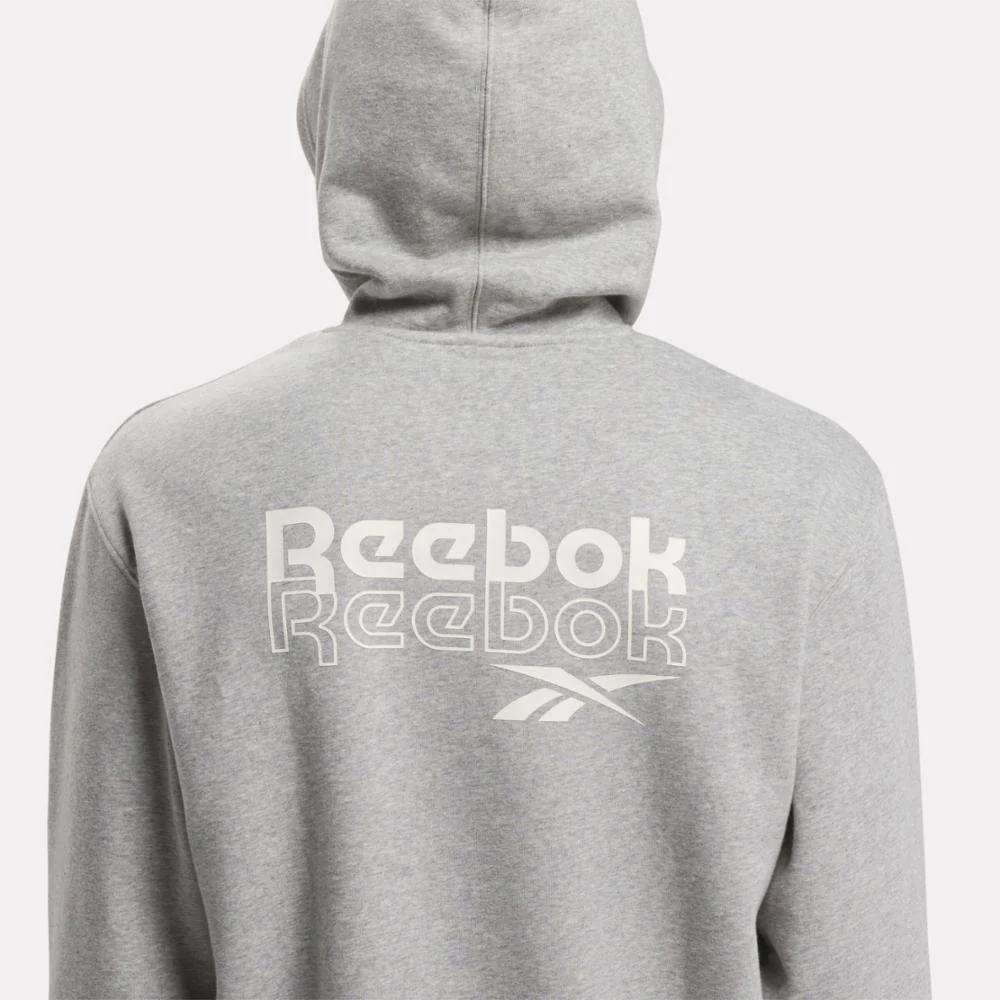Reebok Apparel Men Reebok Identity Brand Proud Hoodie MGREYH - Image 5