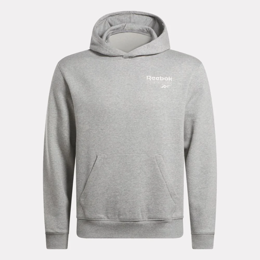 Reebok Apparel Men Reebok Identity Brand Proud Hoodie MGREYH - Image 6