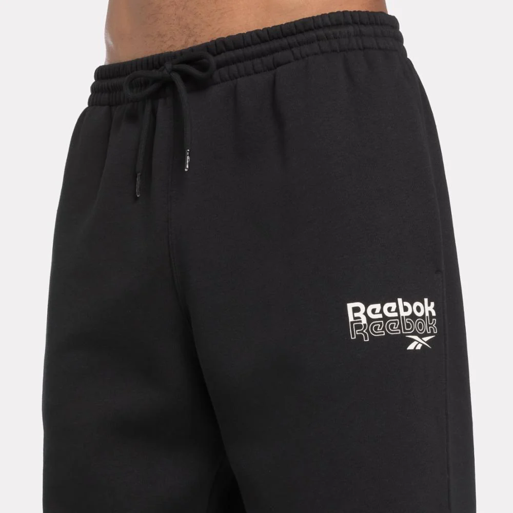Reebok Apparel Men Reebok Identity Brand Proud Joggers BLACK - Image 5
