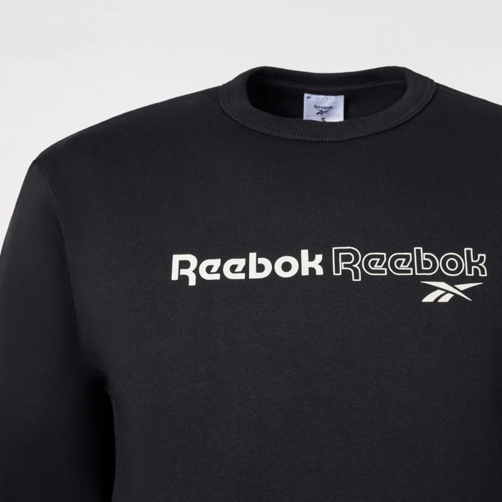 Reebok Apparel Men Reebok Identity Brand Proud Sweatshirt BLACK - Image 3