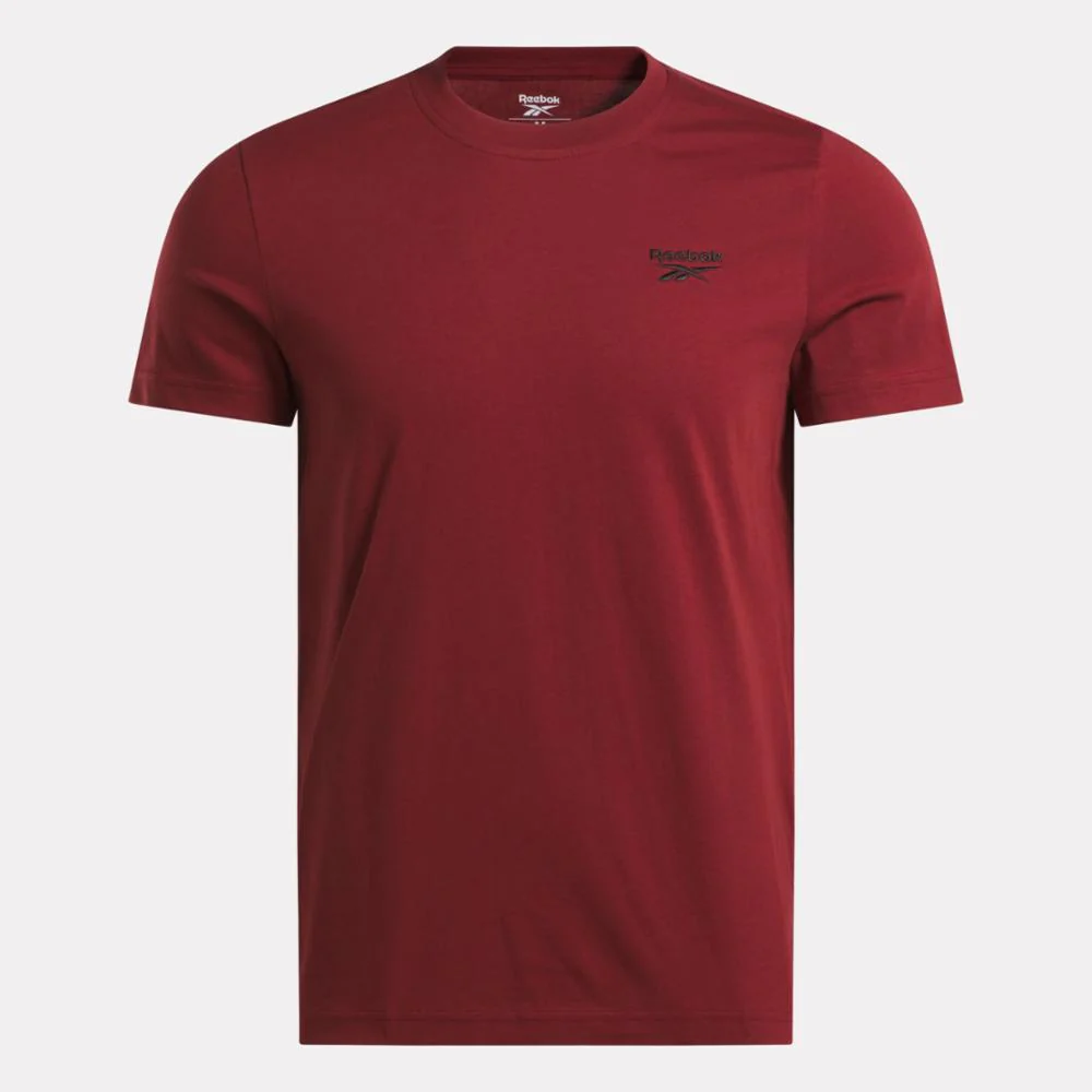 Reebok Apparel Men Reebok Identity Classics T-Shirt RICH MAROON - Image 4
