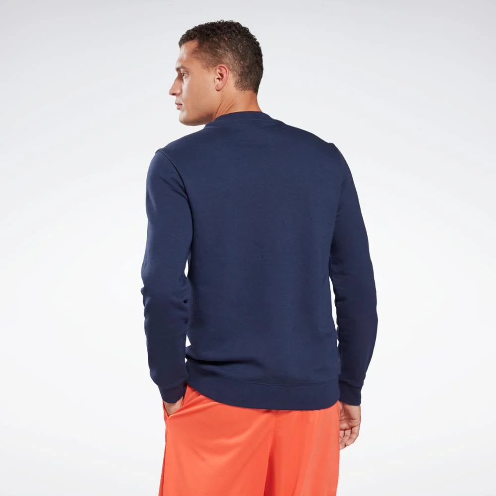 Reebok Apparel Men Reebok Identity Crewneck Sweatshirt VECNAV - Image 2