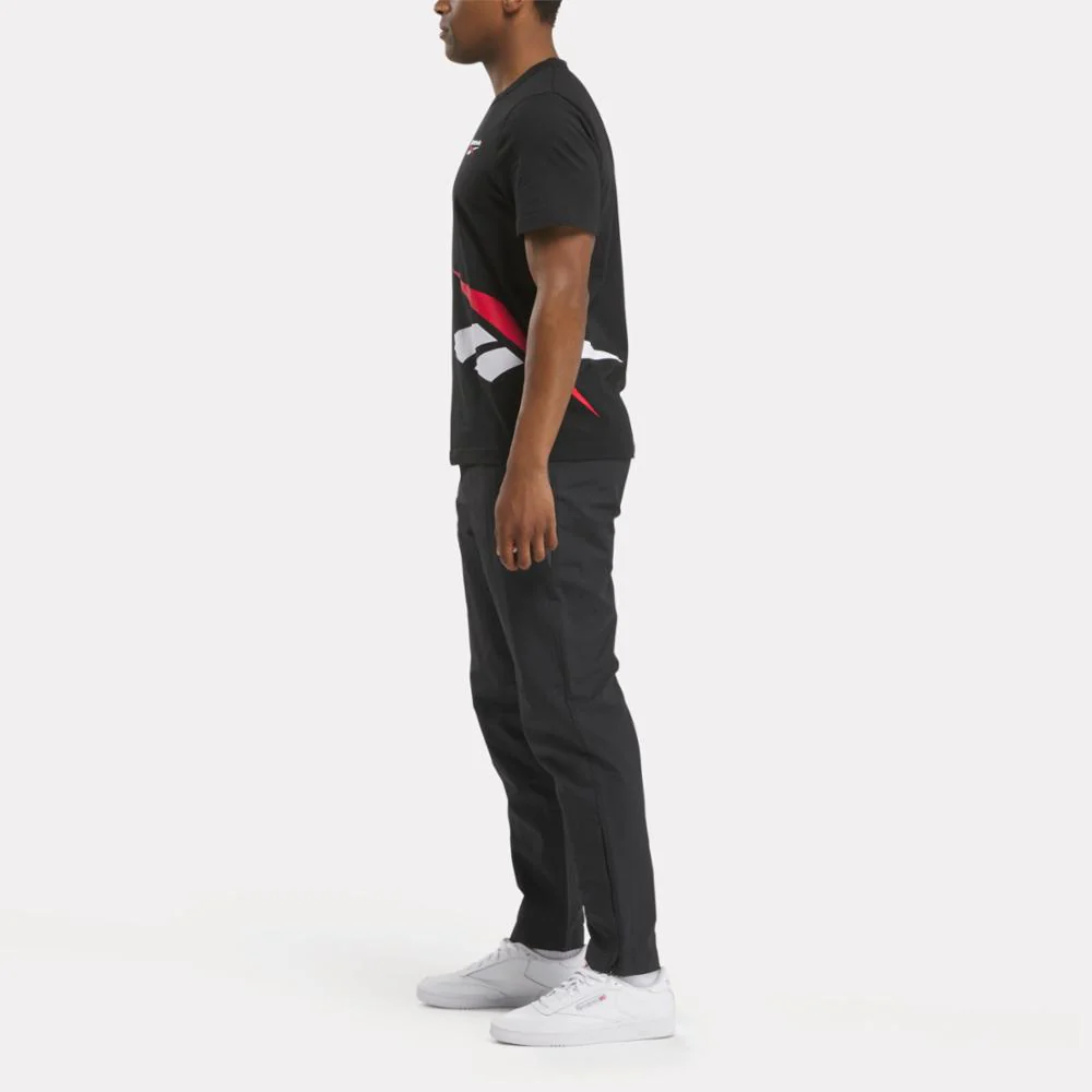 Reebok Apparel Men Reebok Identity Cross Check T-Shirt BLACK - Image 2