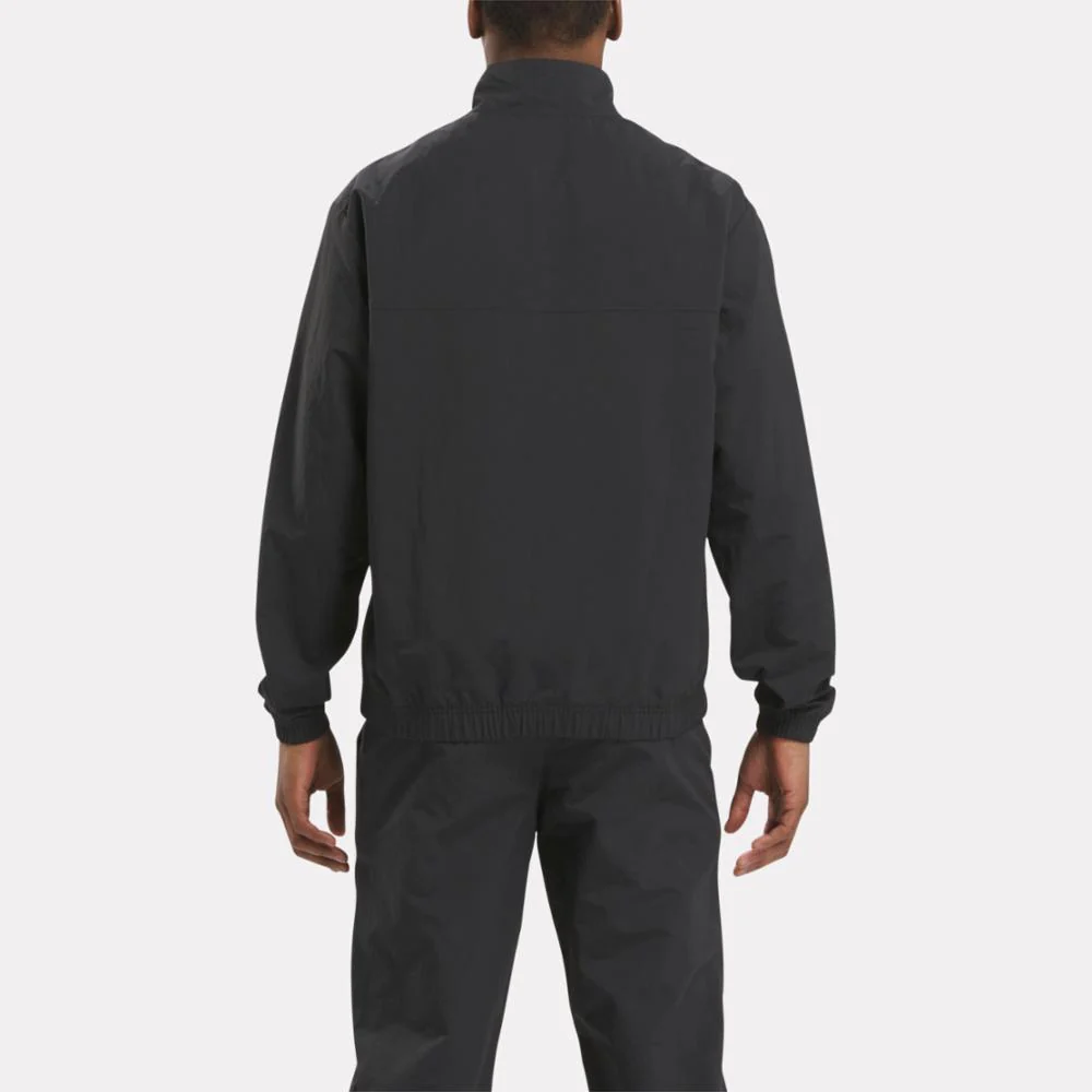 Reebok Apparel Men Reebok Identity Cross Check Woven Top BLACK - Image 3