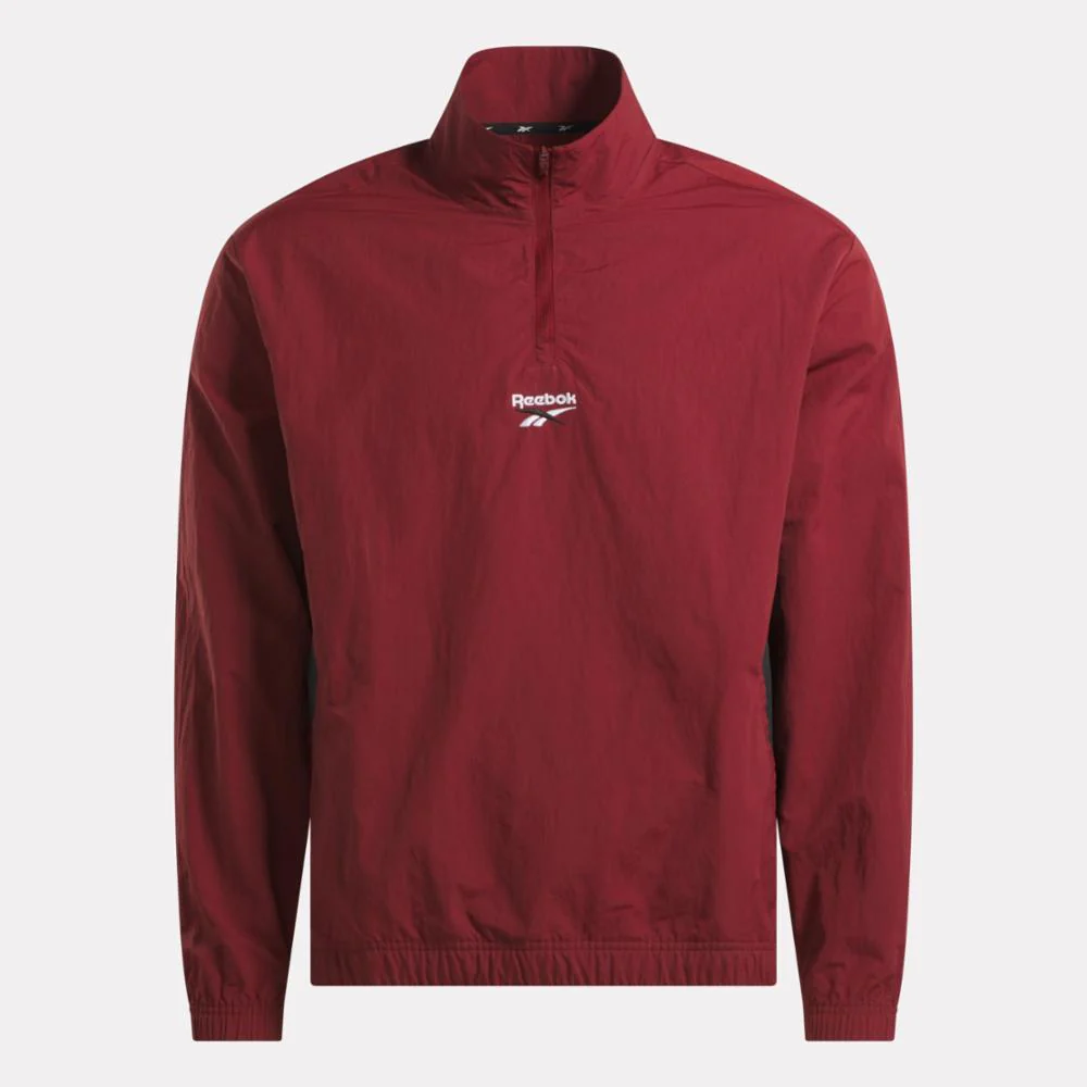 Reebok Apparel Men Reebok Identity Cross Check Woven Top RICH MAROON - Image 5