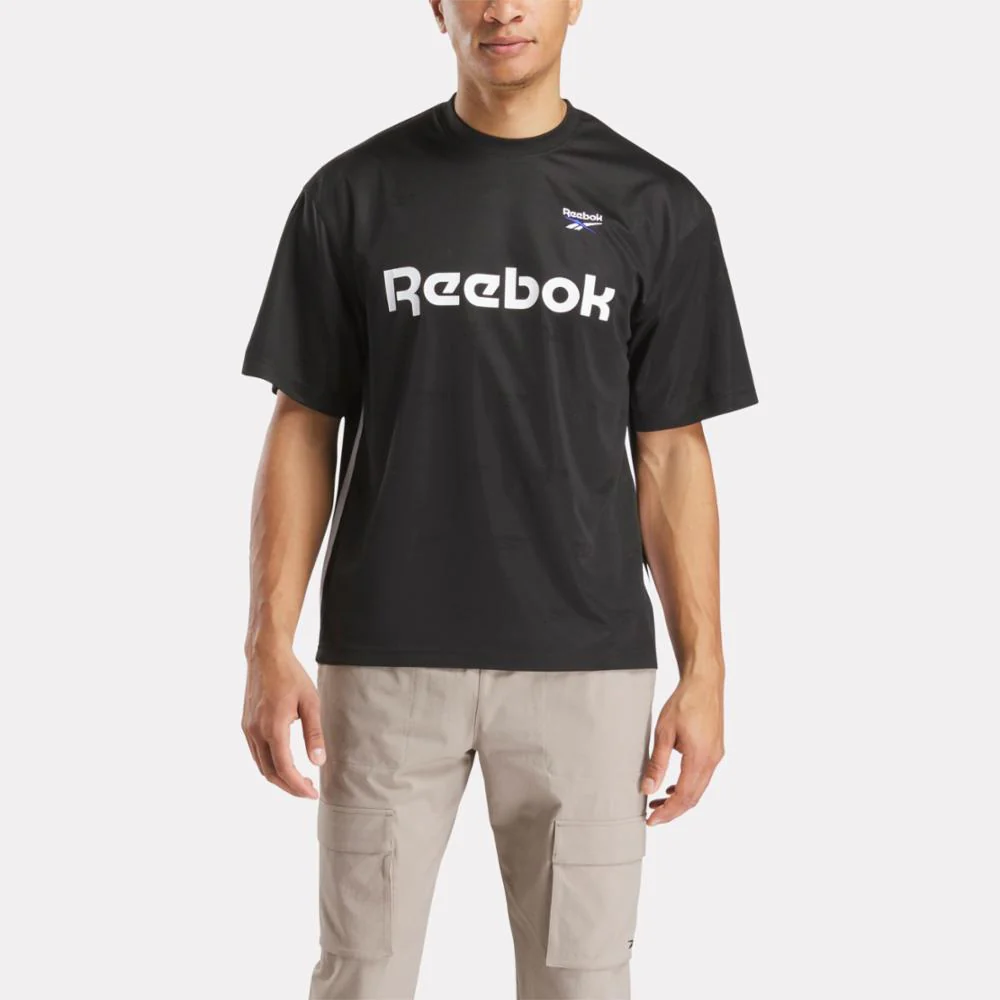 Reebok Apparel Men Reebok Identity Crosscheck Jersey BLACK