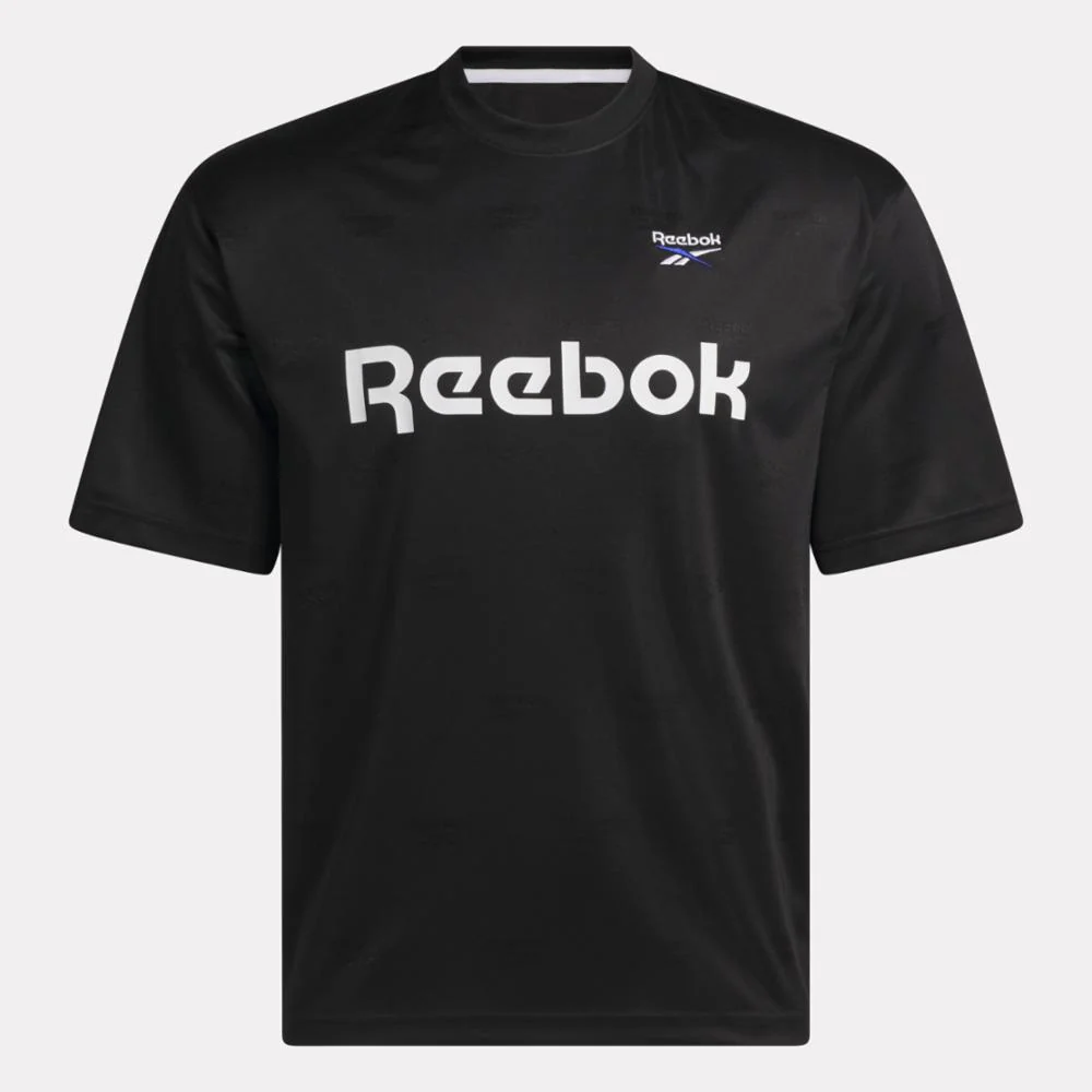Reebok Apparel Men Reebok Identity Crosscheck Jersey BLACK - Image 4