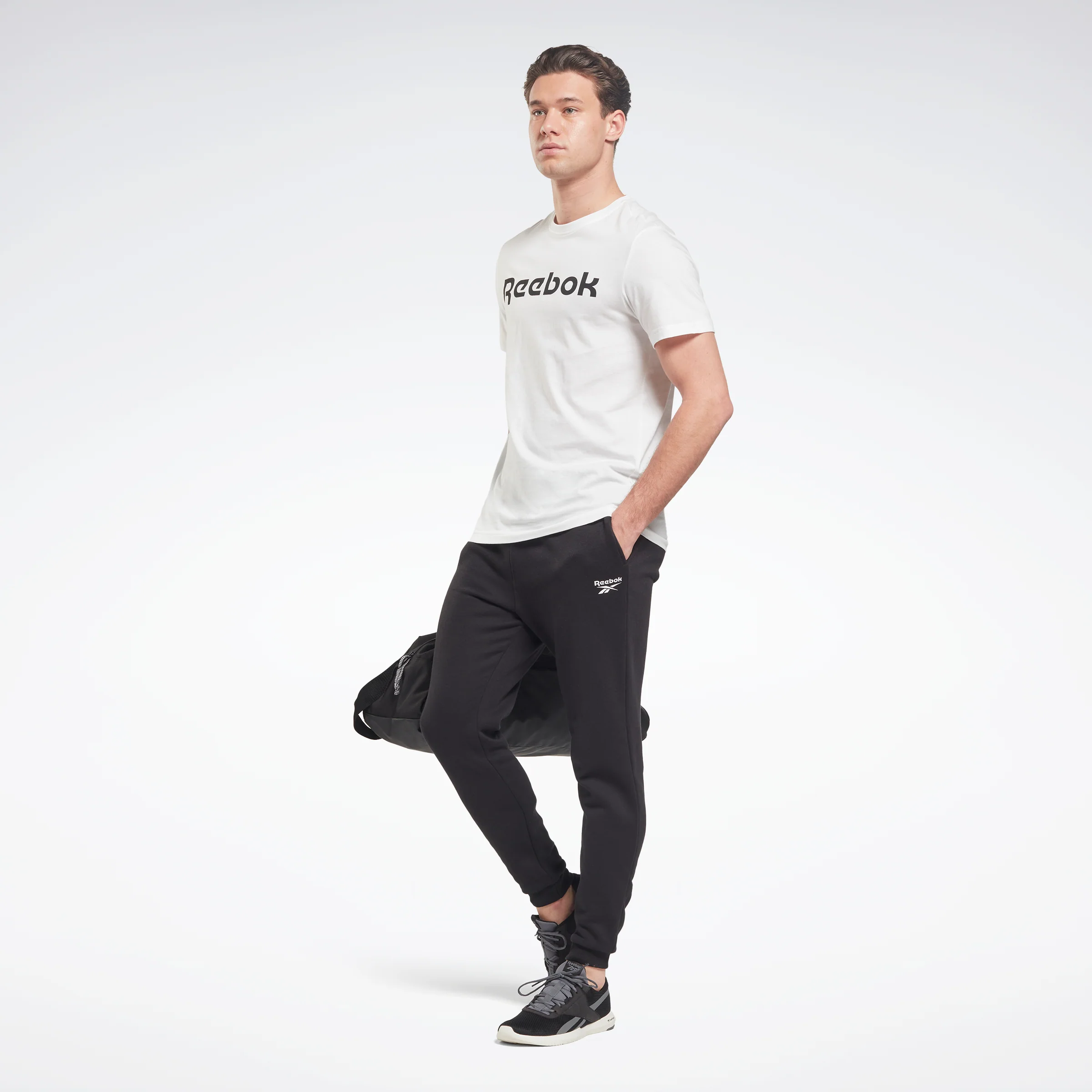 Reebok Apparel Men Reebok Identity Fleece Jogger Black - Image 2