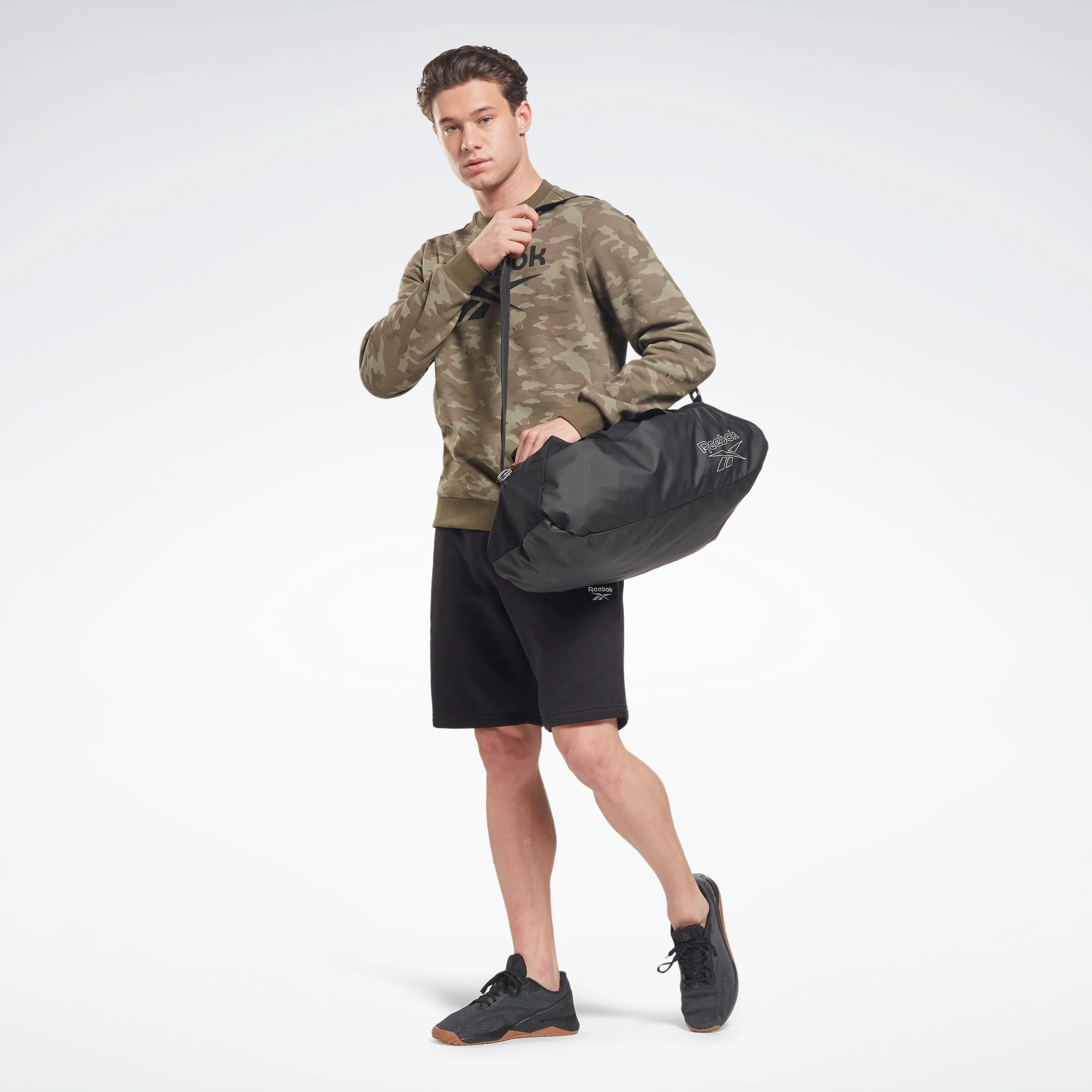 Reebok Apparel Men Reebok Identity Fleece Shorts Black - Image 2