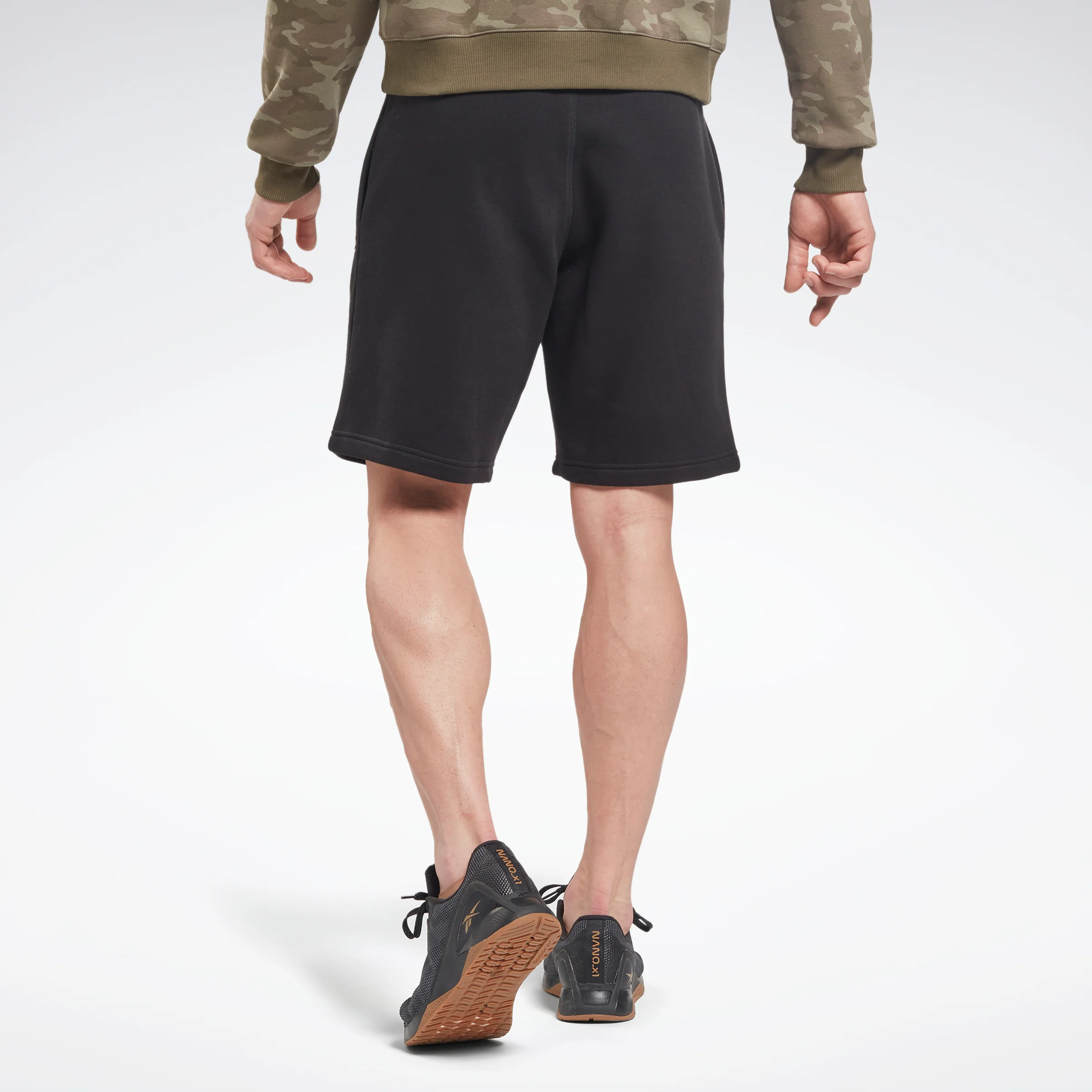 Reebok Apparel Men Reebok Identity Fleece Shorts Black - Image 3