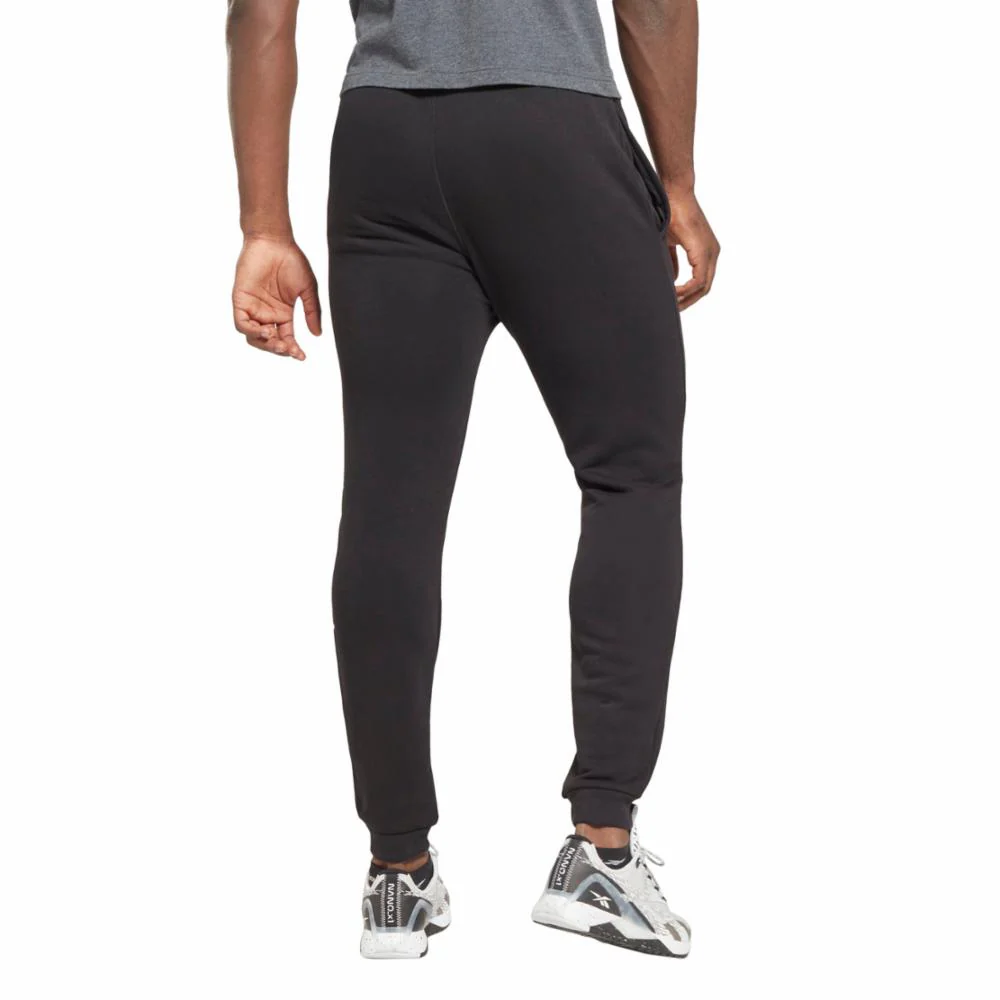 Reebok Apparel Men Reebok Identity French Terry Joggers BLACK - Image 3