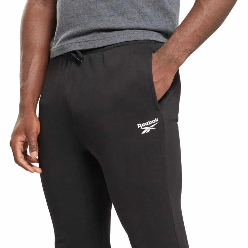 Reebok Apparel Men Reebok Identity French Terry Joggers BLACK - Image 4