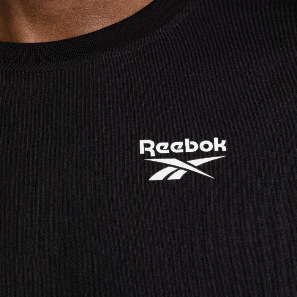 Reebok Apparel Men Reebok Identity Long-Sleeve T-Shirt BLACK - Image 4