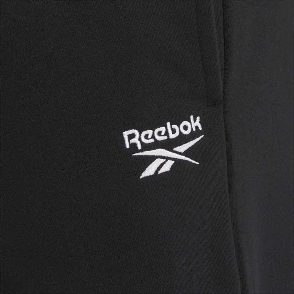 Reebok Apparel Men Reebok Identity Small Logo Fleece Pants BLACK - Image 3