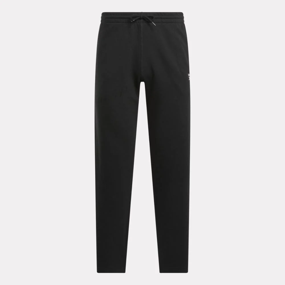 Reebok Apparel Men Reebok Identity Small Logo Fleece Pants BLACK - Image 5