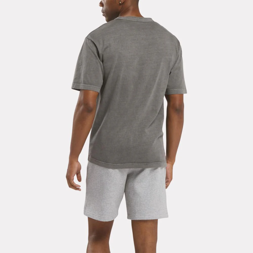 Reebok Apparel Men Reebok Identity Washed T-Shirt BLACK - Image 3