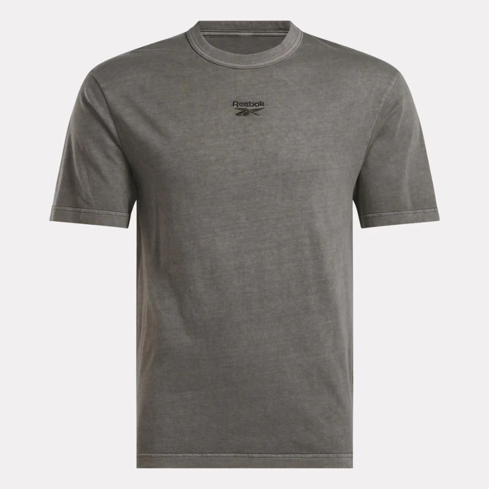 Reebok Apparel Men Reebok Identity Washed T-Shirt BLACK - Image 4