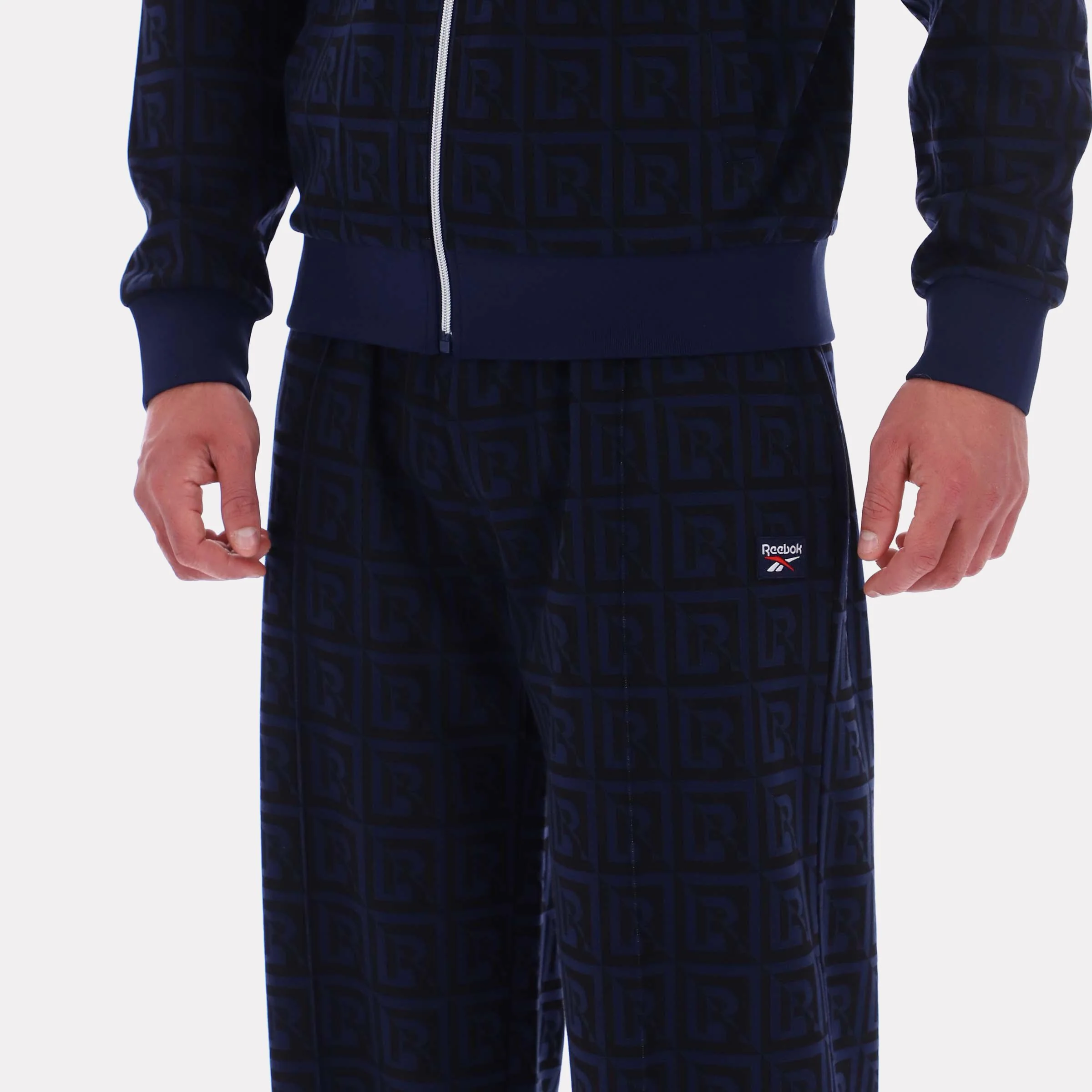 Reebok Apparel Men Reebok Monogram Track Joggers VECTOR NAVY - Image 4